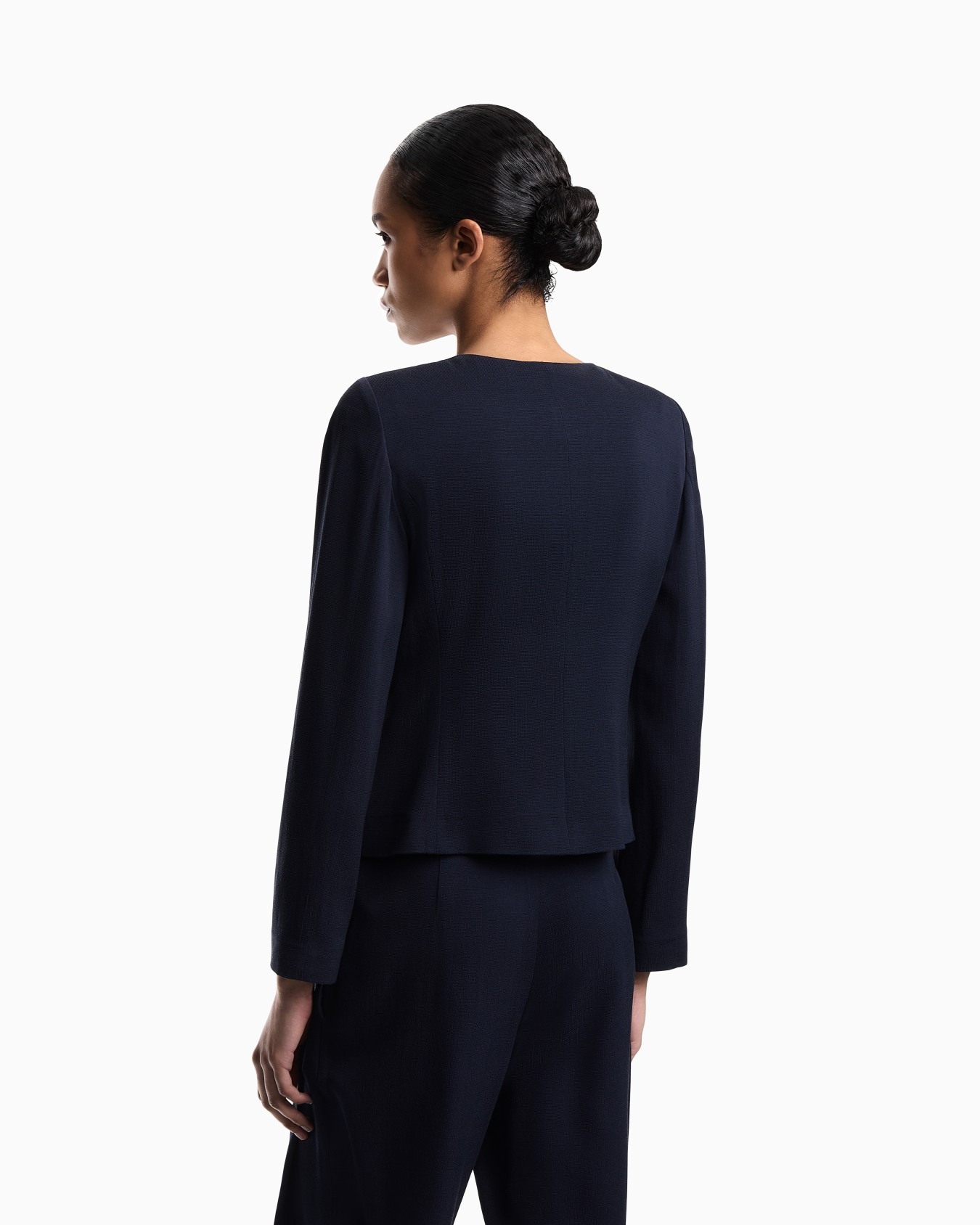 Armure fabric jacket with ruffles Slide 3