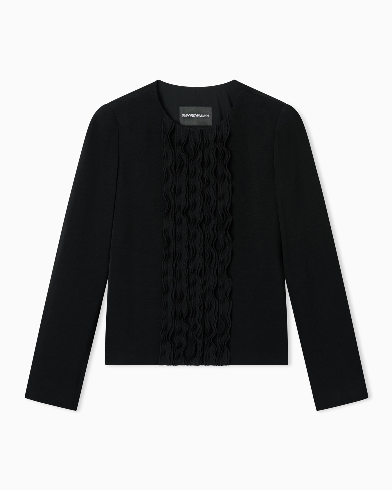 Washed twill jacket with fitted sides スライドする 0