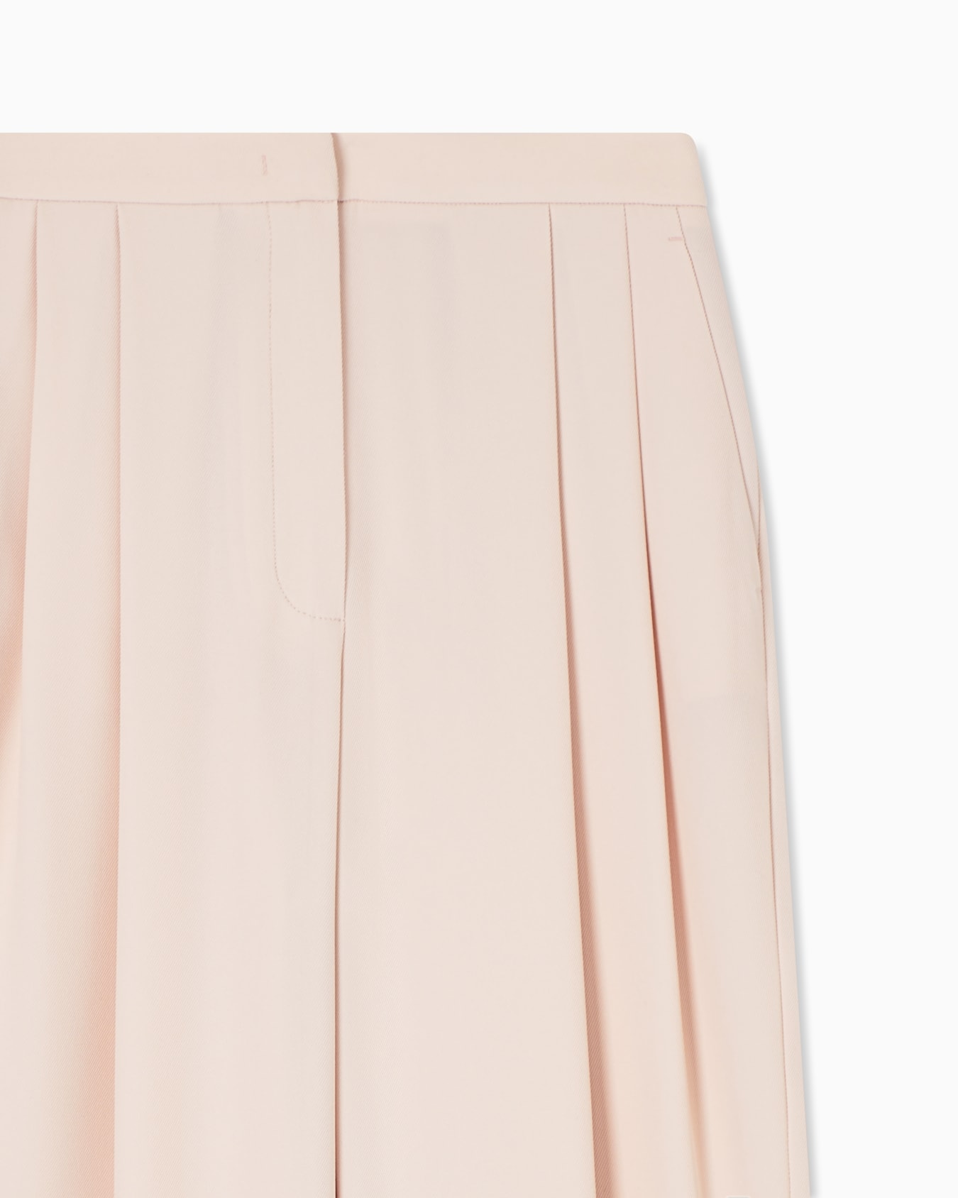 Trousers with pleats in technical gabardine Slide 4