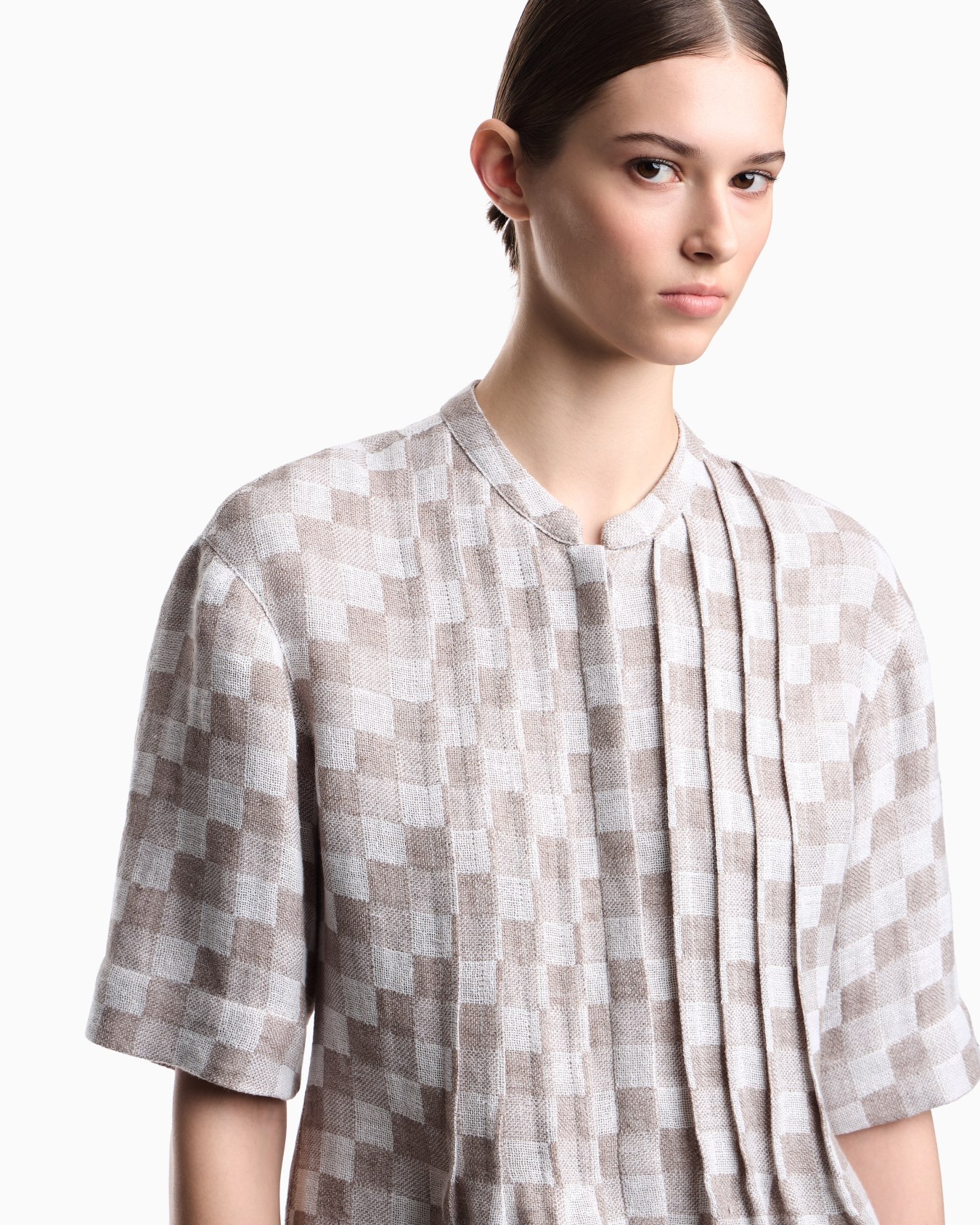 Check linen gauze top Slide 4