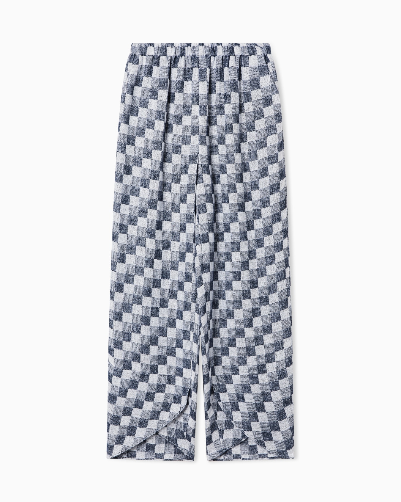Wide trousers in linen gauze Slide 0
