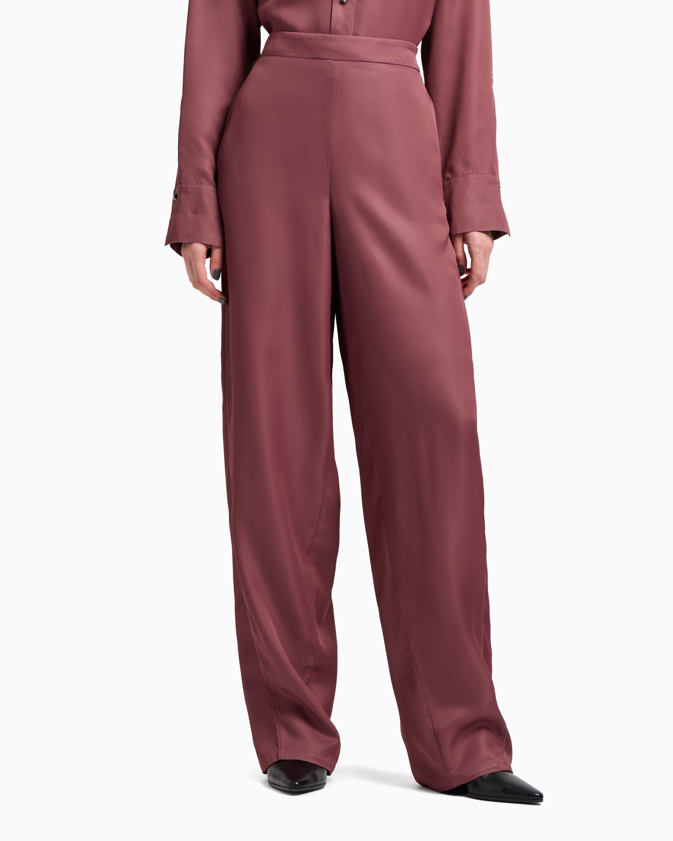 Pantaloni in satin Capsule Polygon Slide 3