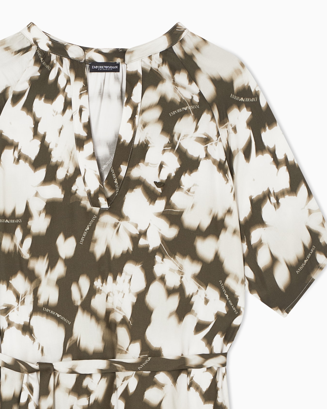 Floral-print caftan dress Slide 3