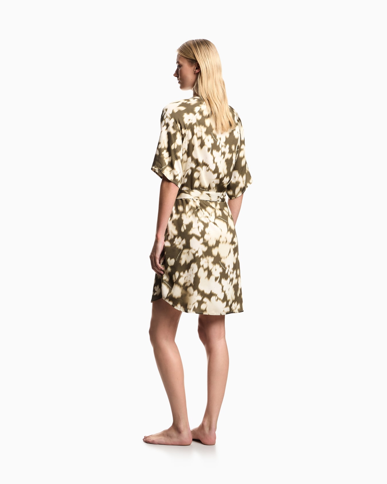 Floral-print caftan dress Slide 2