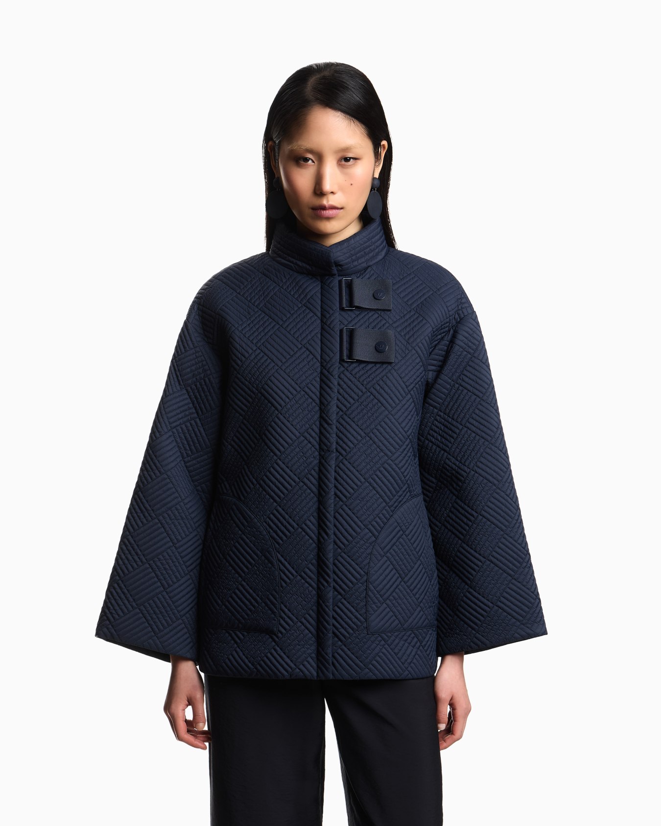 ASV nylon padded pea coat Slide 3