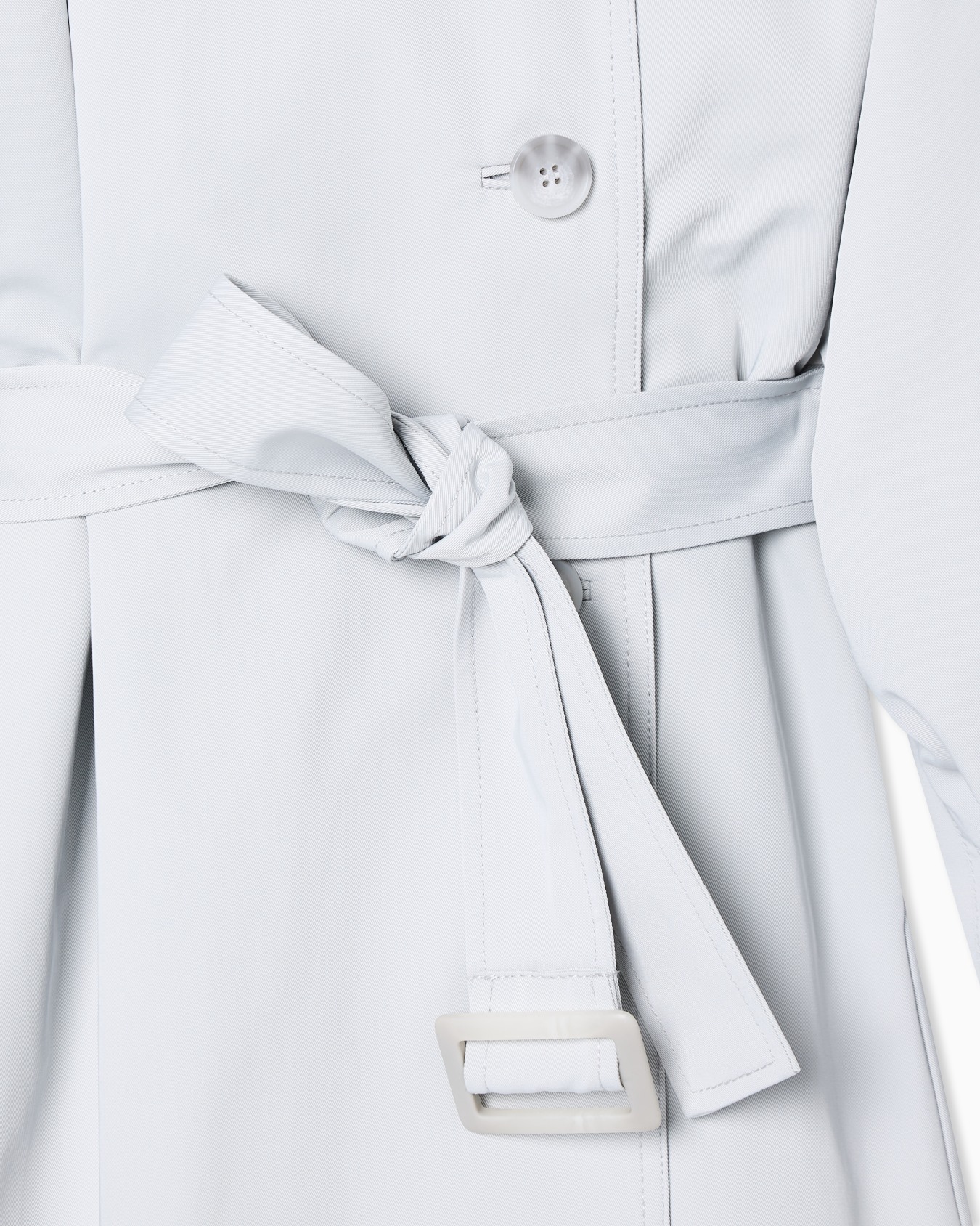 ツーピース風トレンチコート 撥水テクニカルコットン  スライドする 4