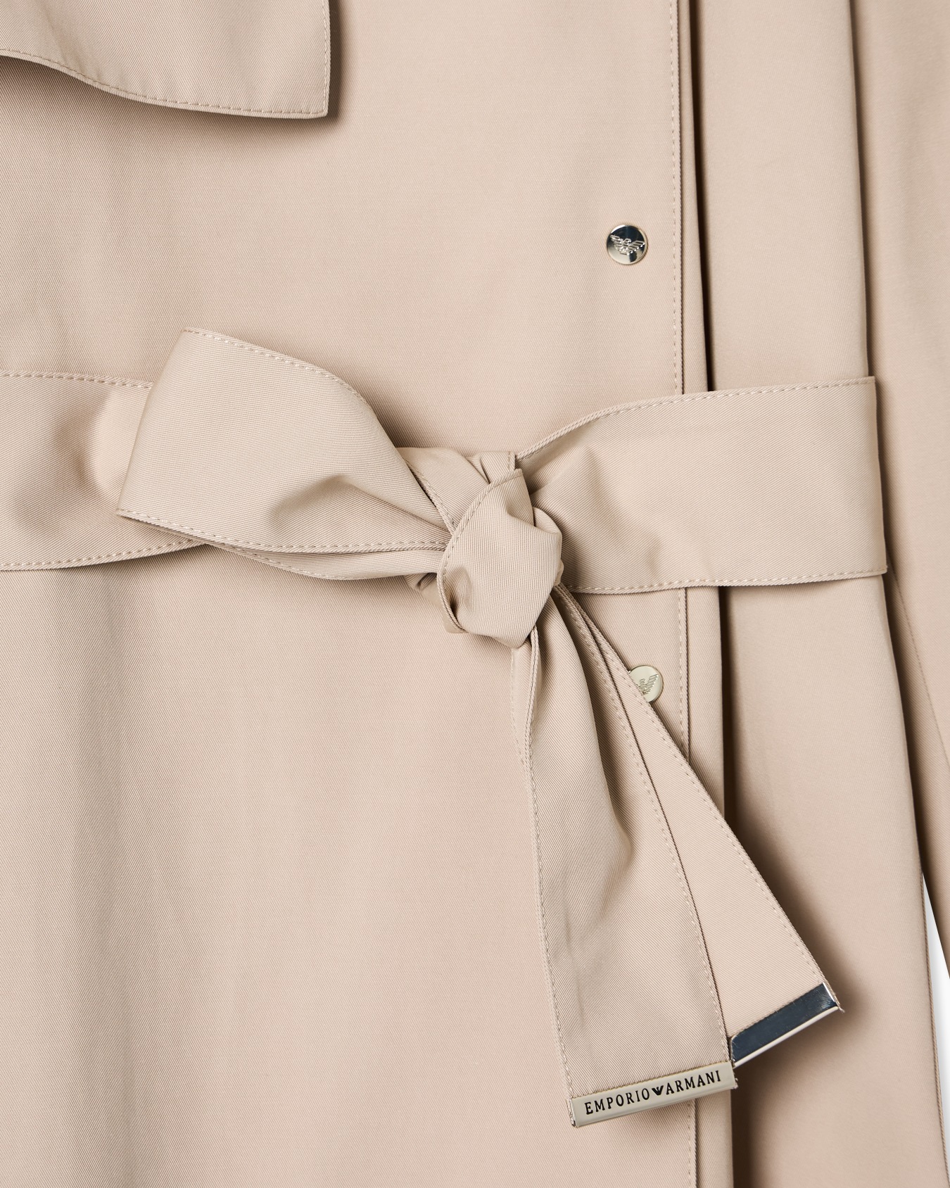 トレンチコート 撥水テクニカルコットン スライドする 4