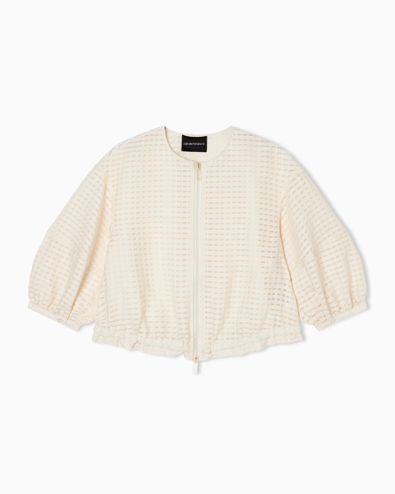 Vichy 3D Jacquard Blouson スライドする 0
