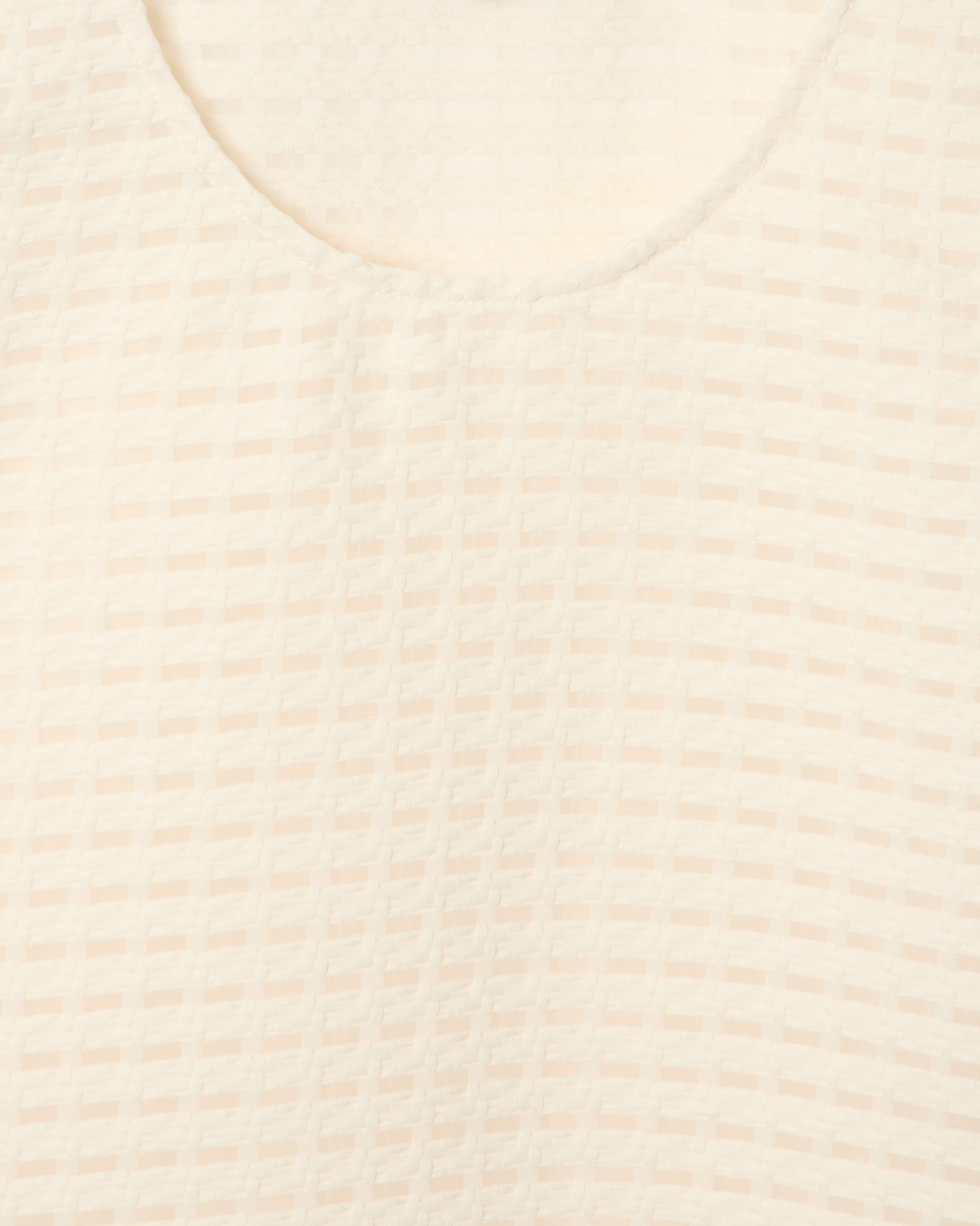 3d padded vichy jacquard top スライドする 4