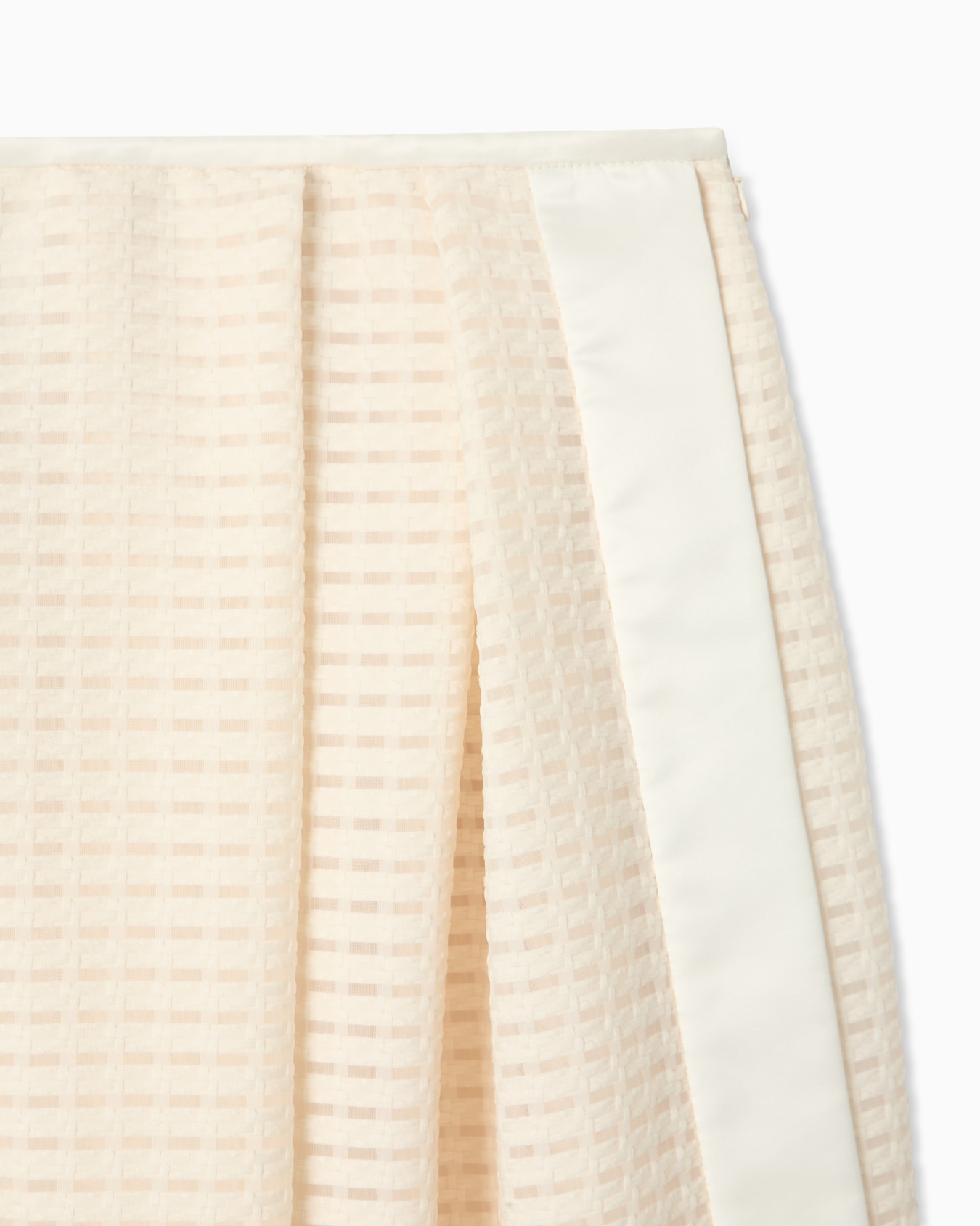 3d vichy jacquard skirt Slide 4