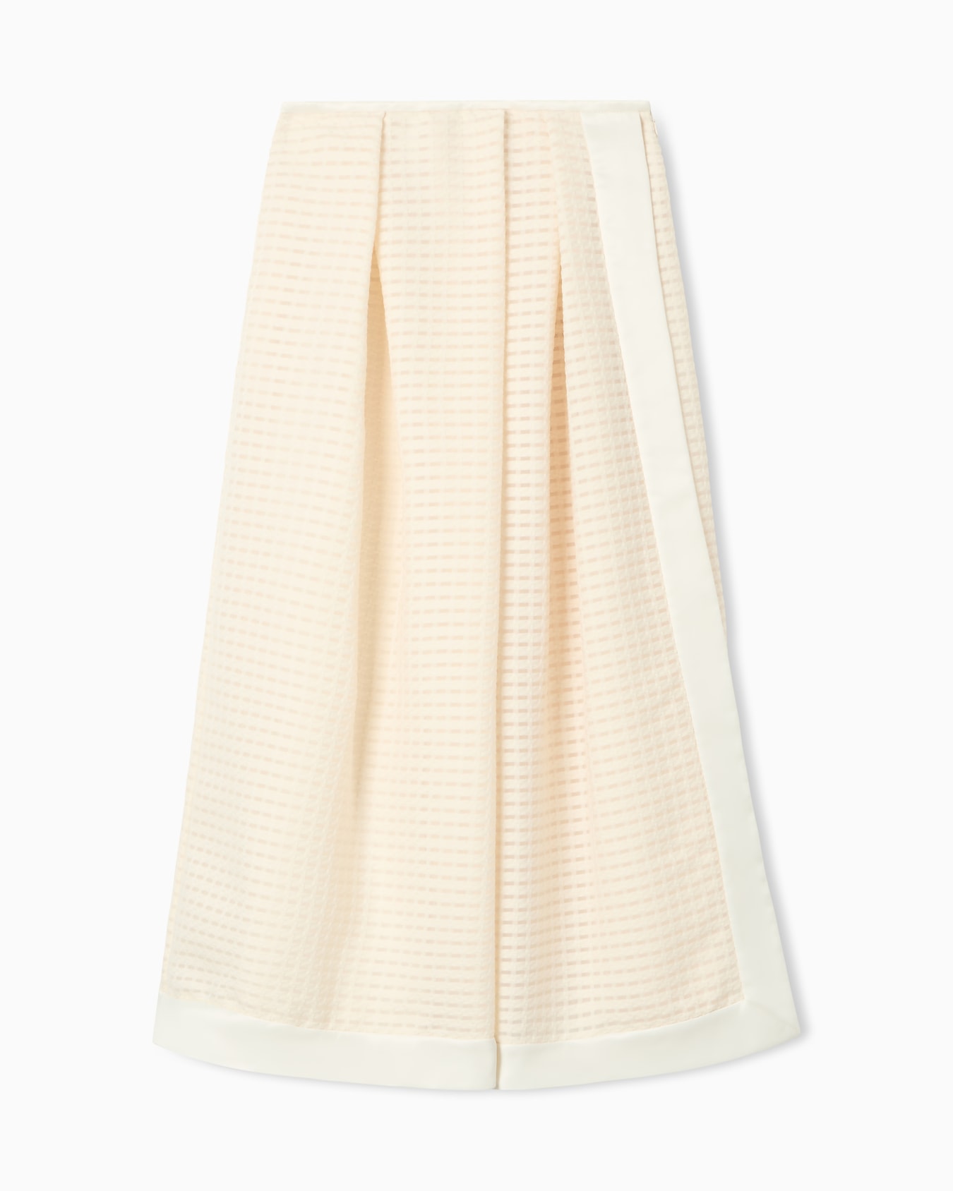 3d vichy jacquard skirt Slide 0