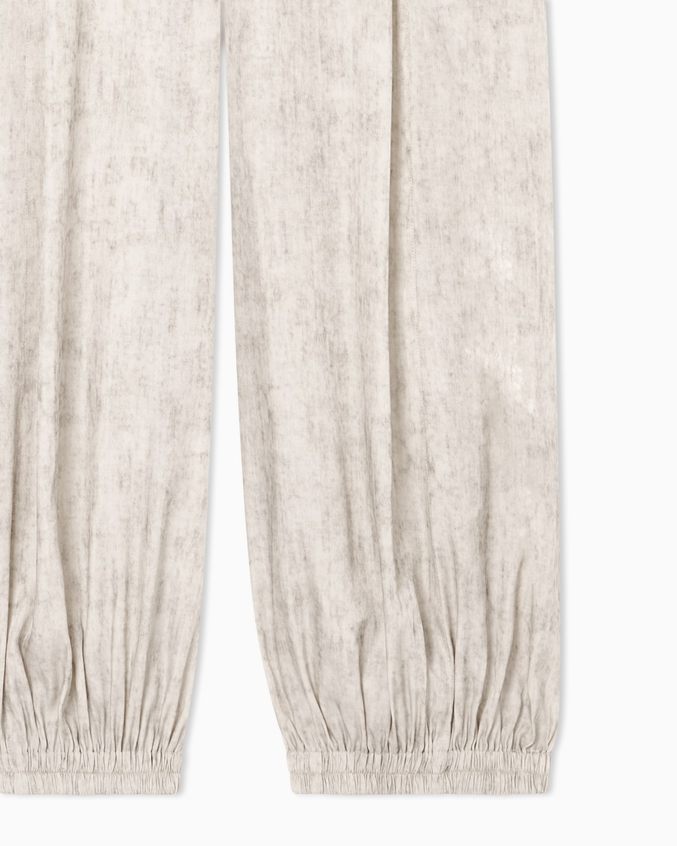 Fluid trousers with maldyed effect print スライドする 4