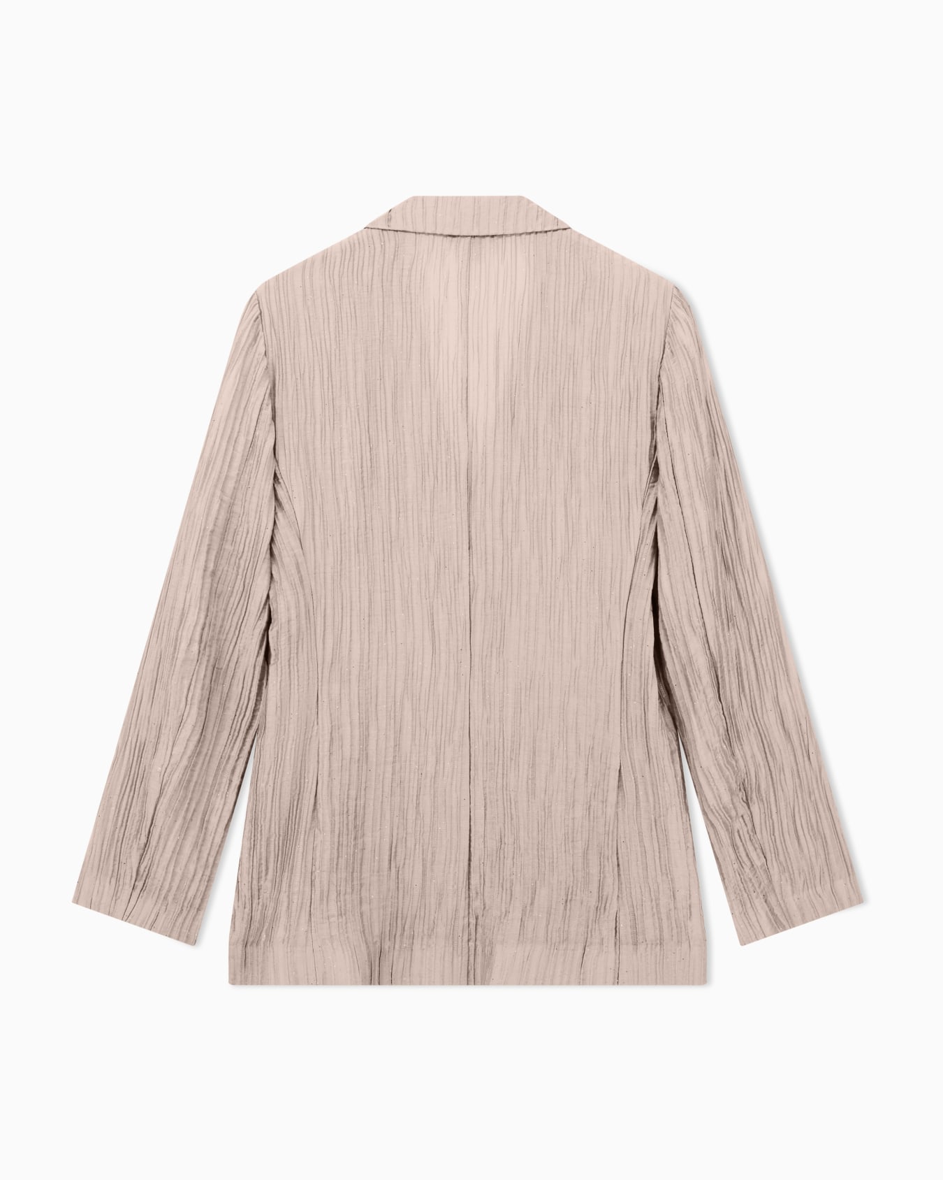 Giacca monopetto in creponne plissé sparkling Slide 3