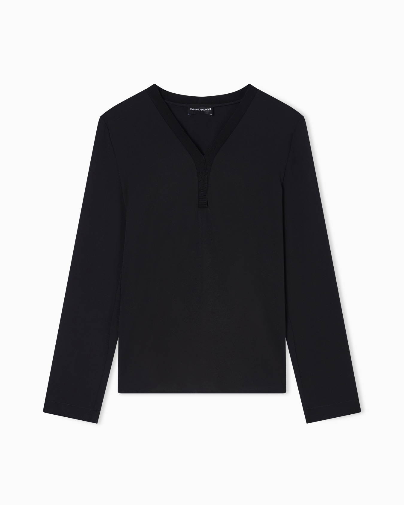 Blouse in recycle fluid crepe Diapositive 0