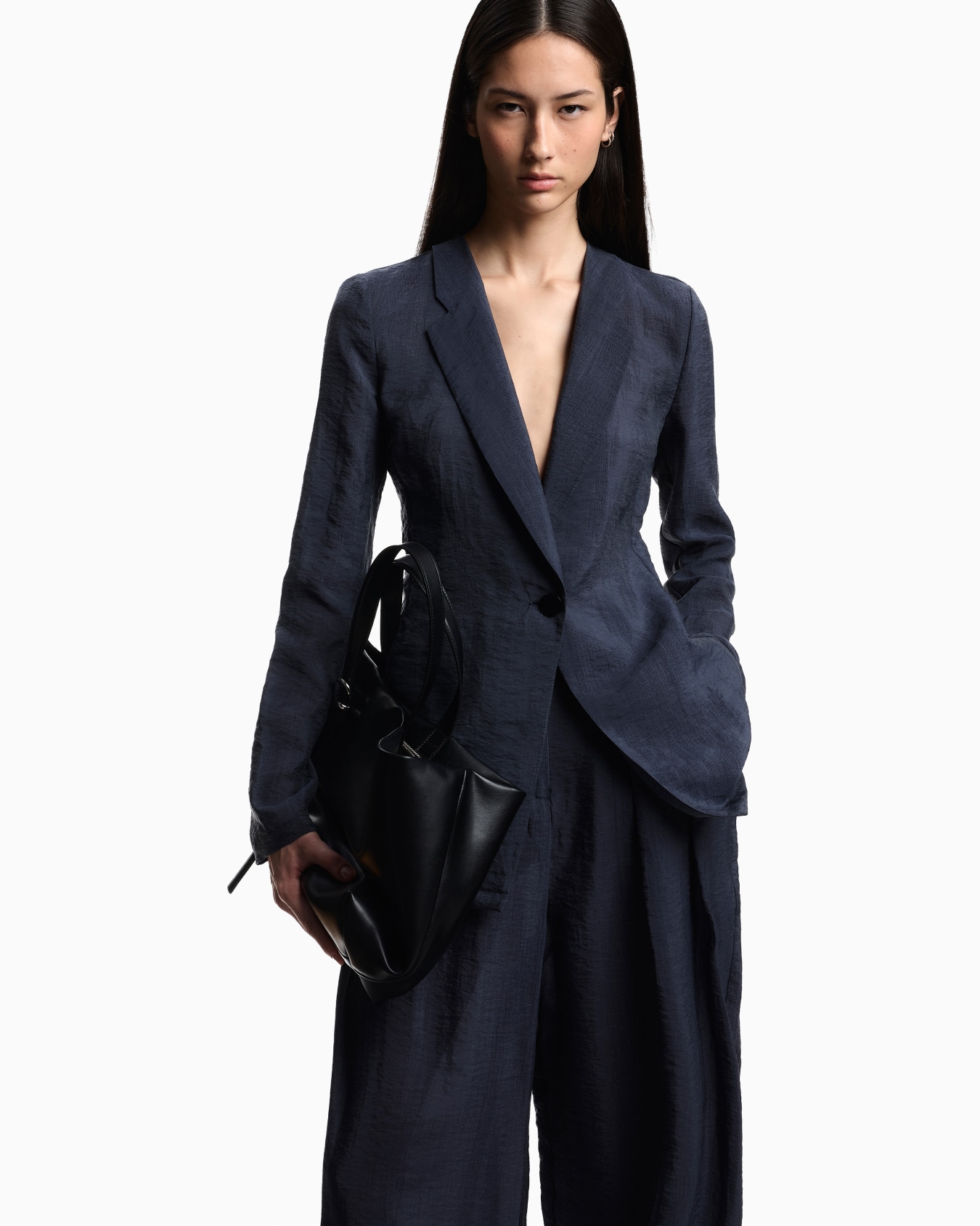 Techno creponne jacket Slide 3