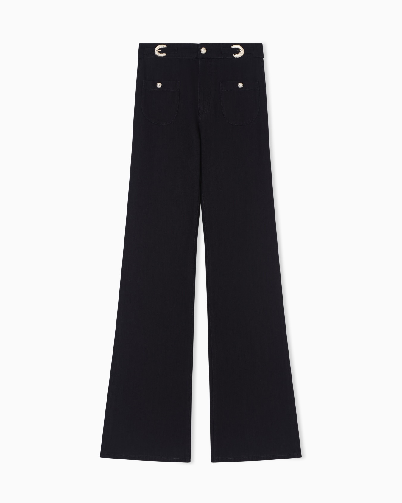 J9H slim fit jeans in lyocell blend denim with buckle detail Slide 0