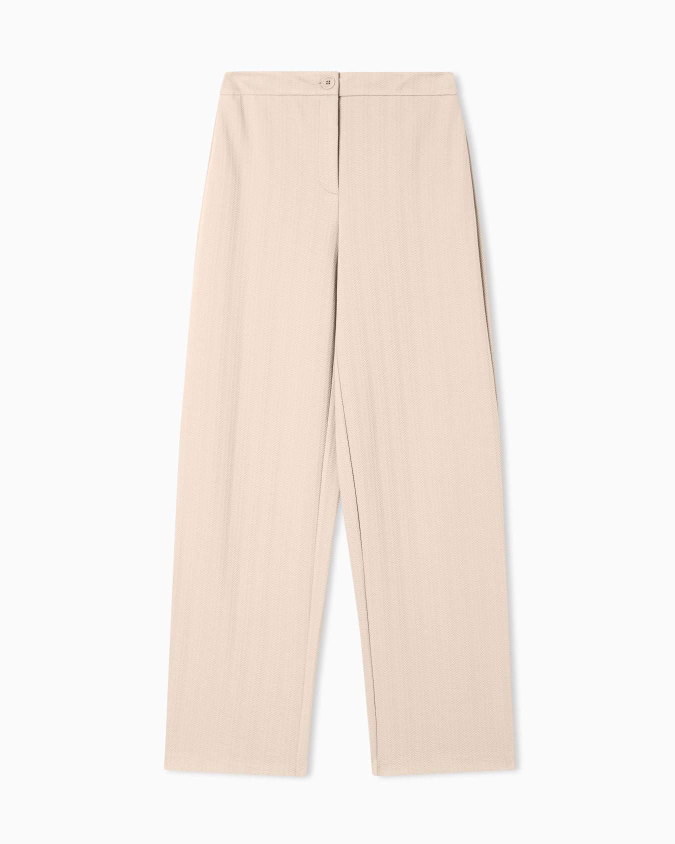Chevron motif stretch jersey trousers Slide 0