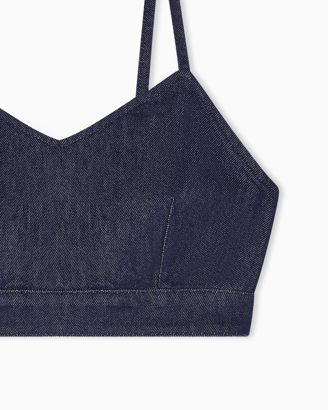 11 oz denim top with gold buttons Slide 4