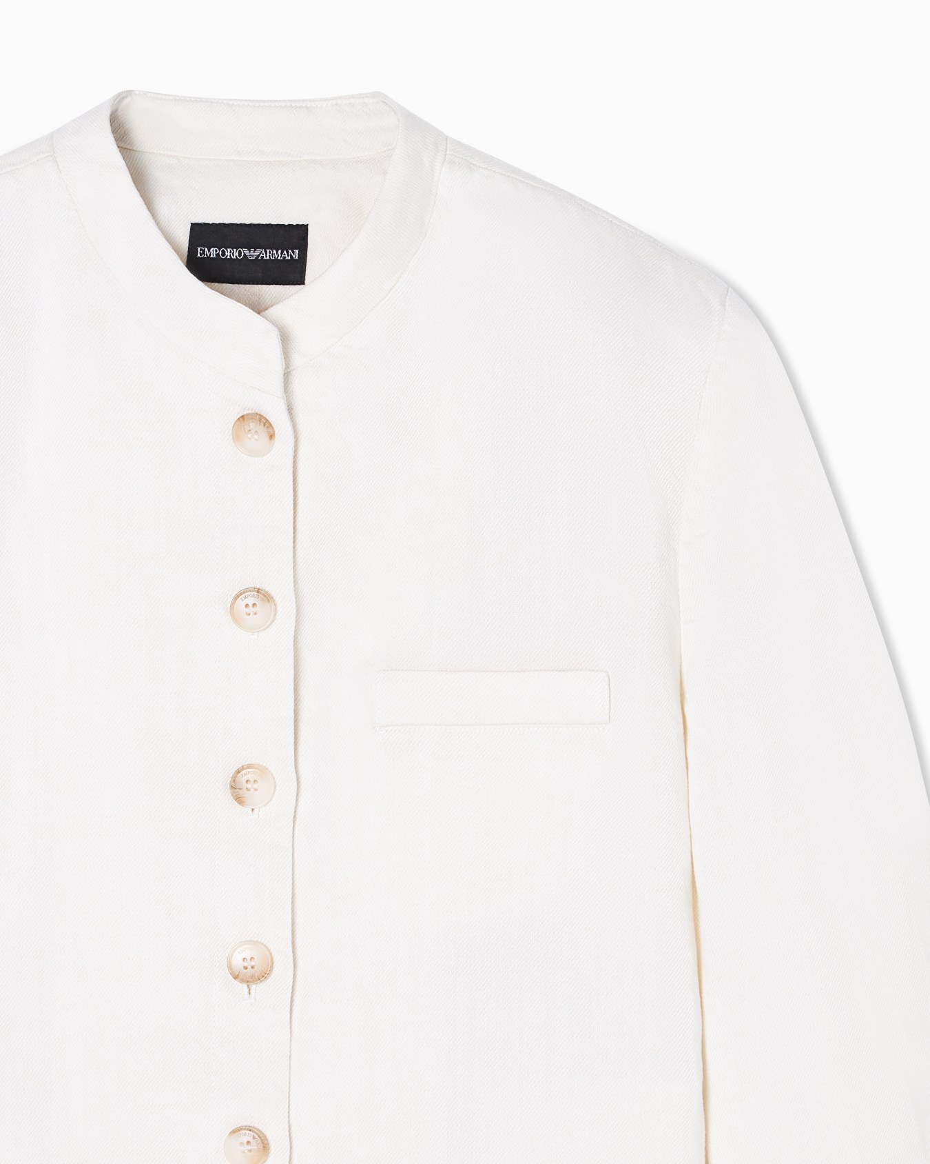 Linen garment dyed jacket lyocell Slide 4