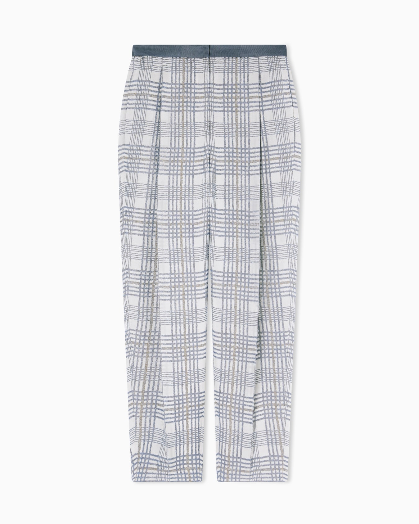 ダーツパンツ ジャカード シェブロンモチーフ スライドする 0