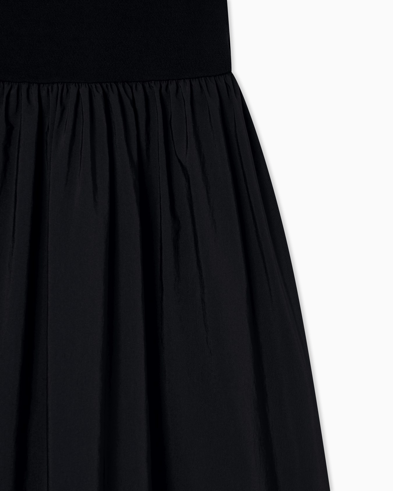 Long interlock dress with short sleeves 슬라이드 4