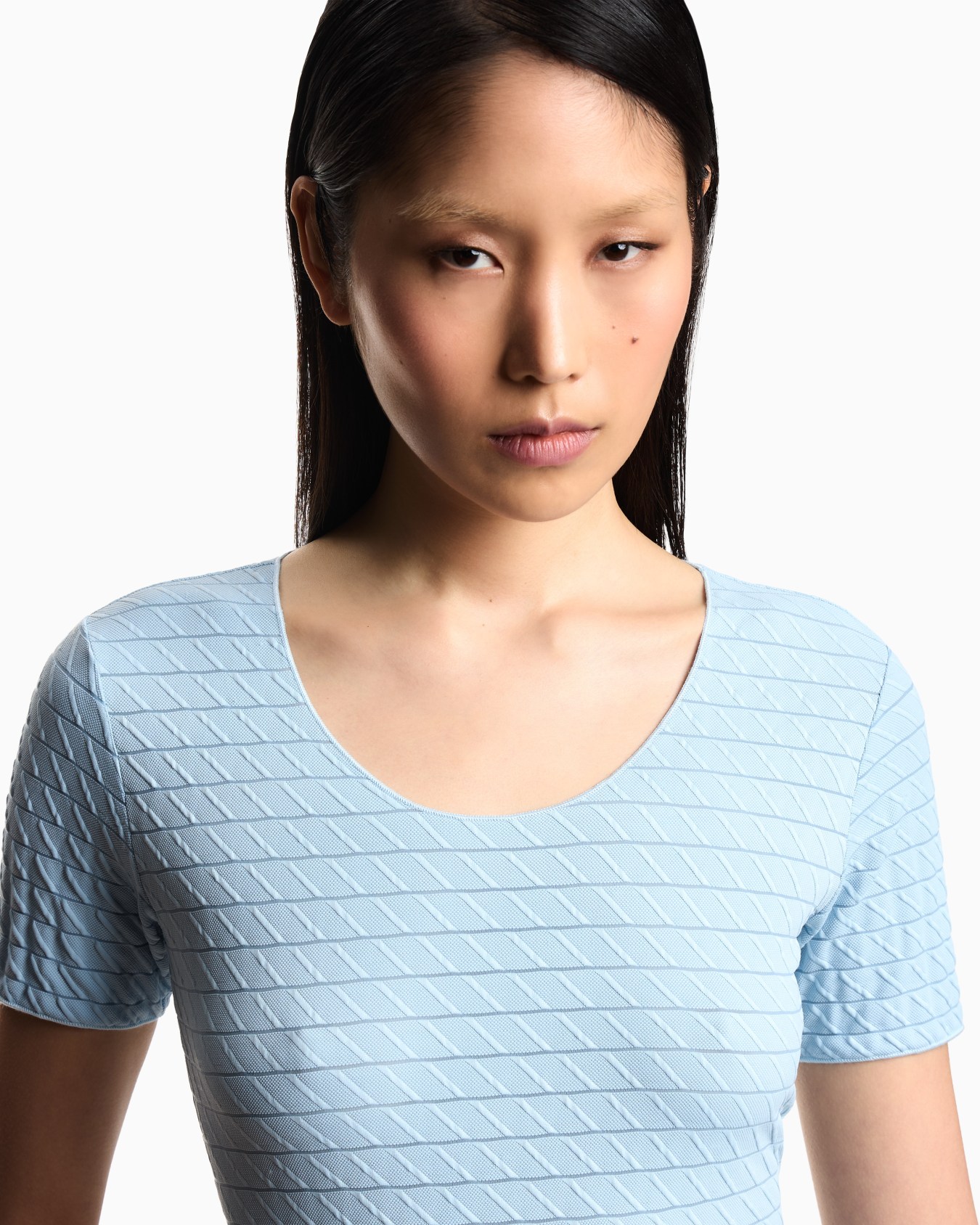 Jacquard knit nylon stretch needle pattern スライドする 4