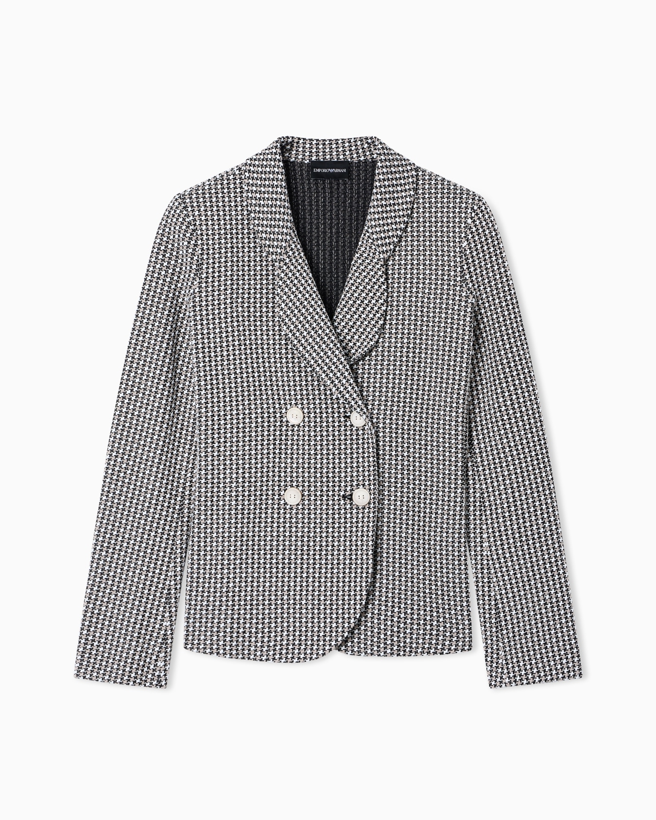 Jacquard tubular jersey jacket Slide 0