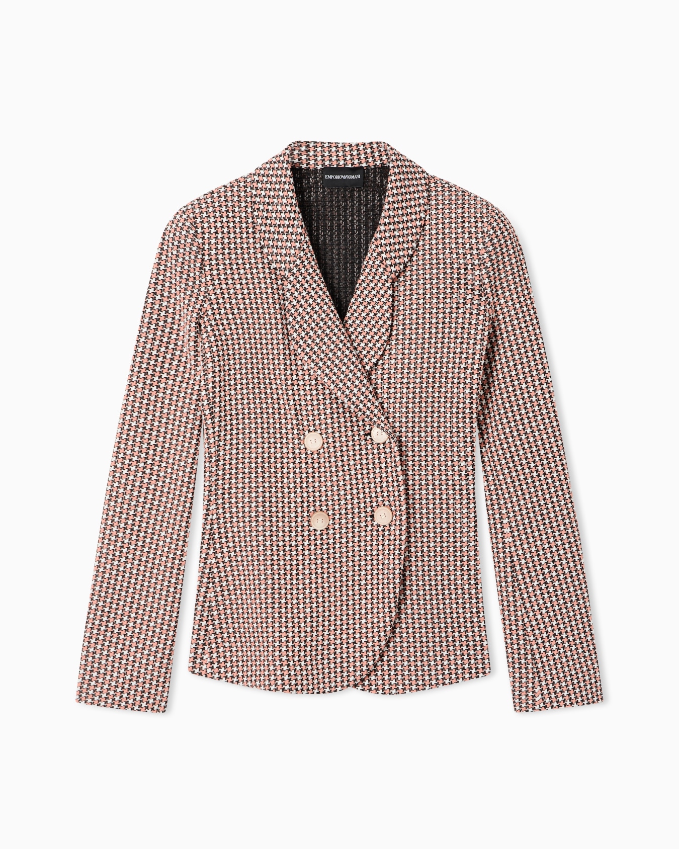 Jacquard tubular jersey jacket Slide 0