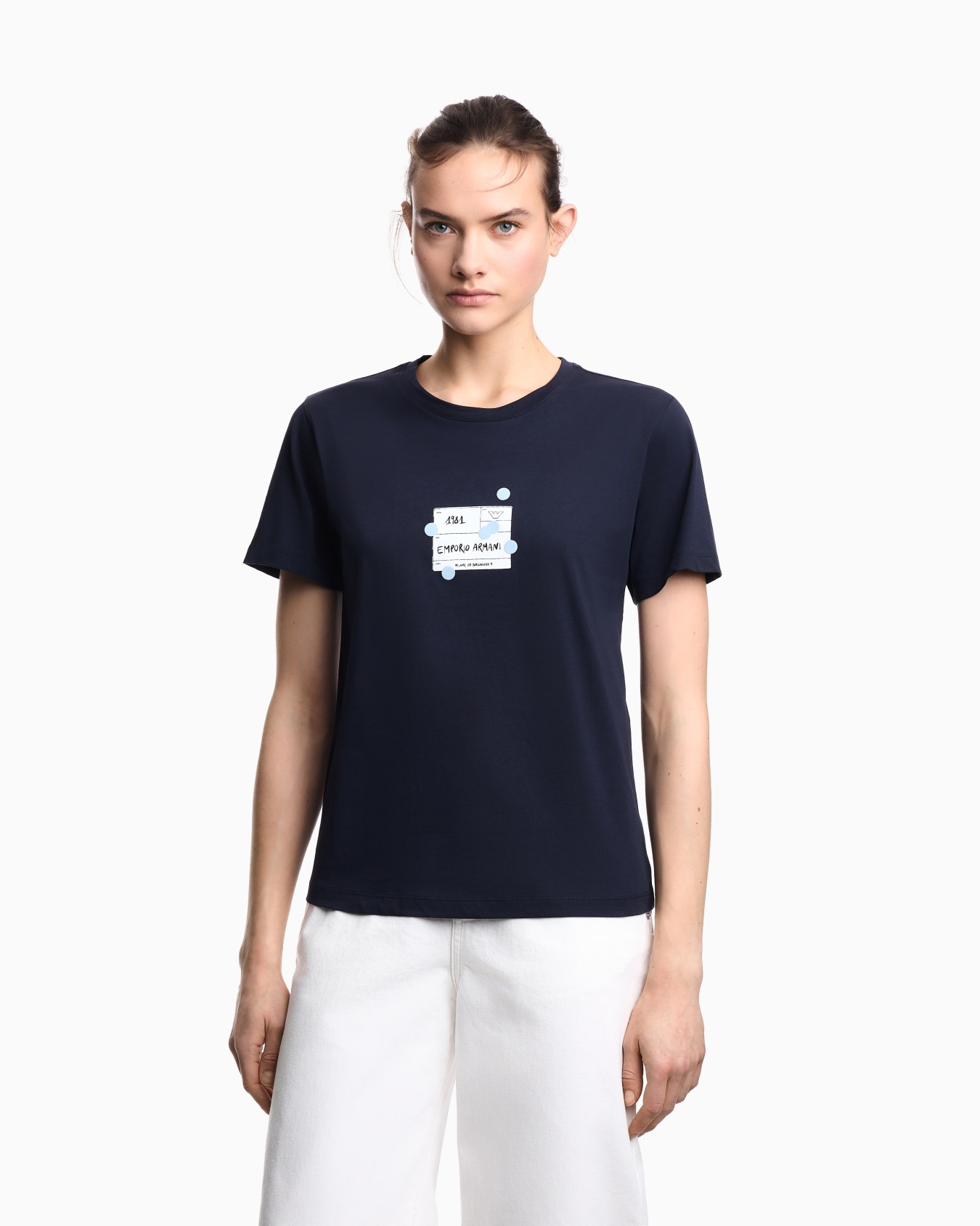 Organic cotton jersey T-shirt Slide 3