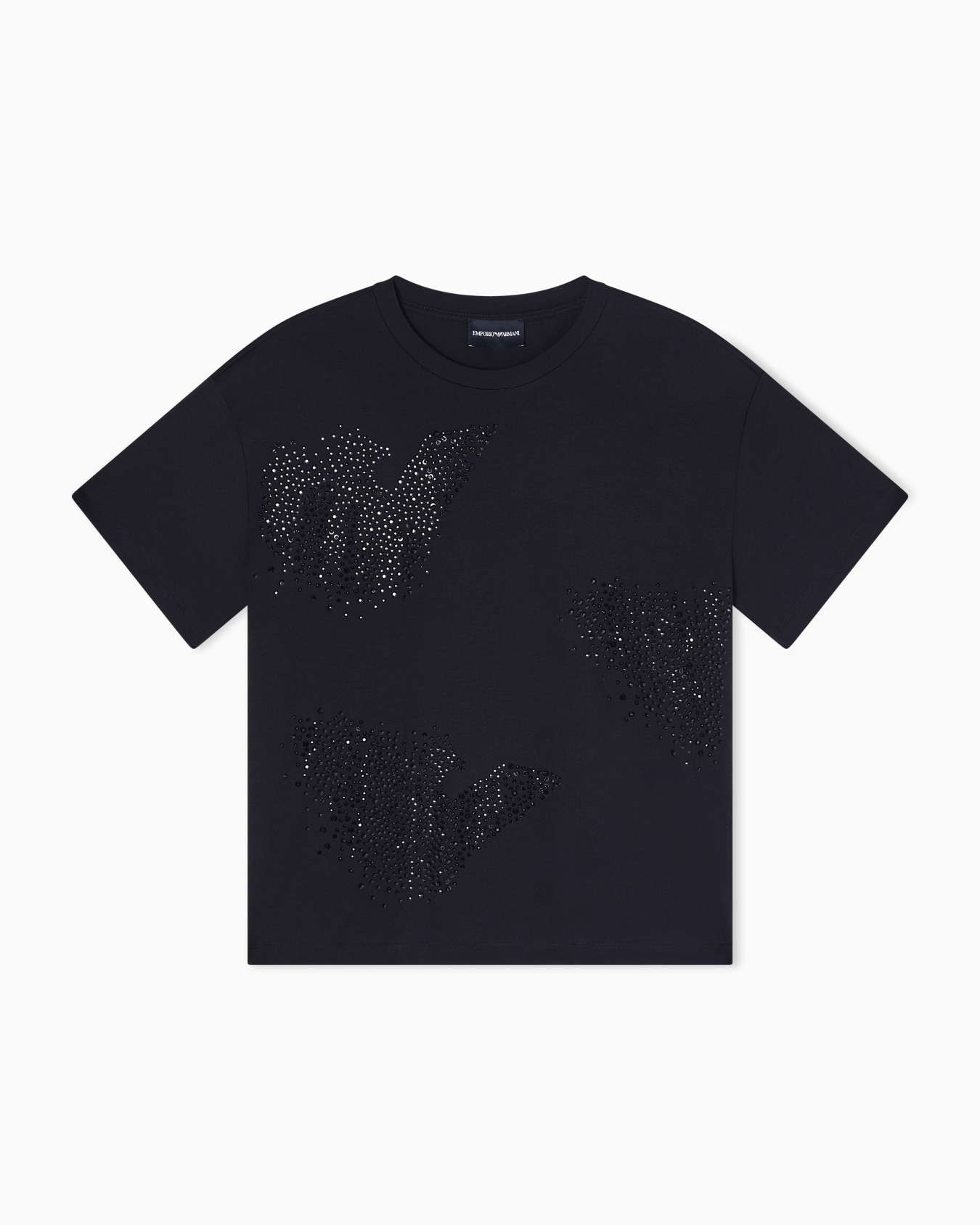 Jersey T-shirt with rhinestone eagle ASV Diapositiva 0