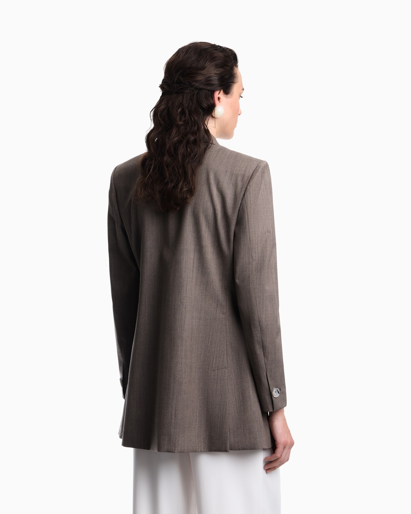 Light wool single-breasted jacket Slide 3