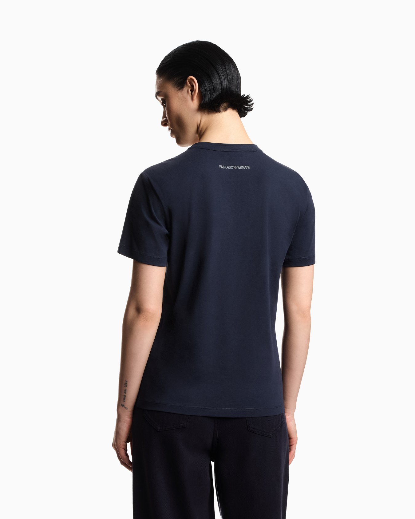 Camiseta de punto Supima con logotipo bordado Icon Diapositiva 2