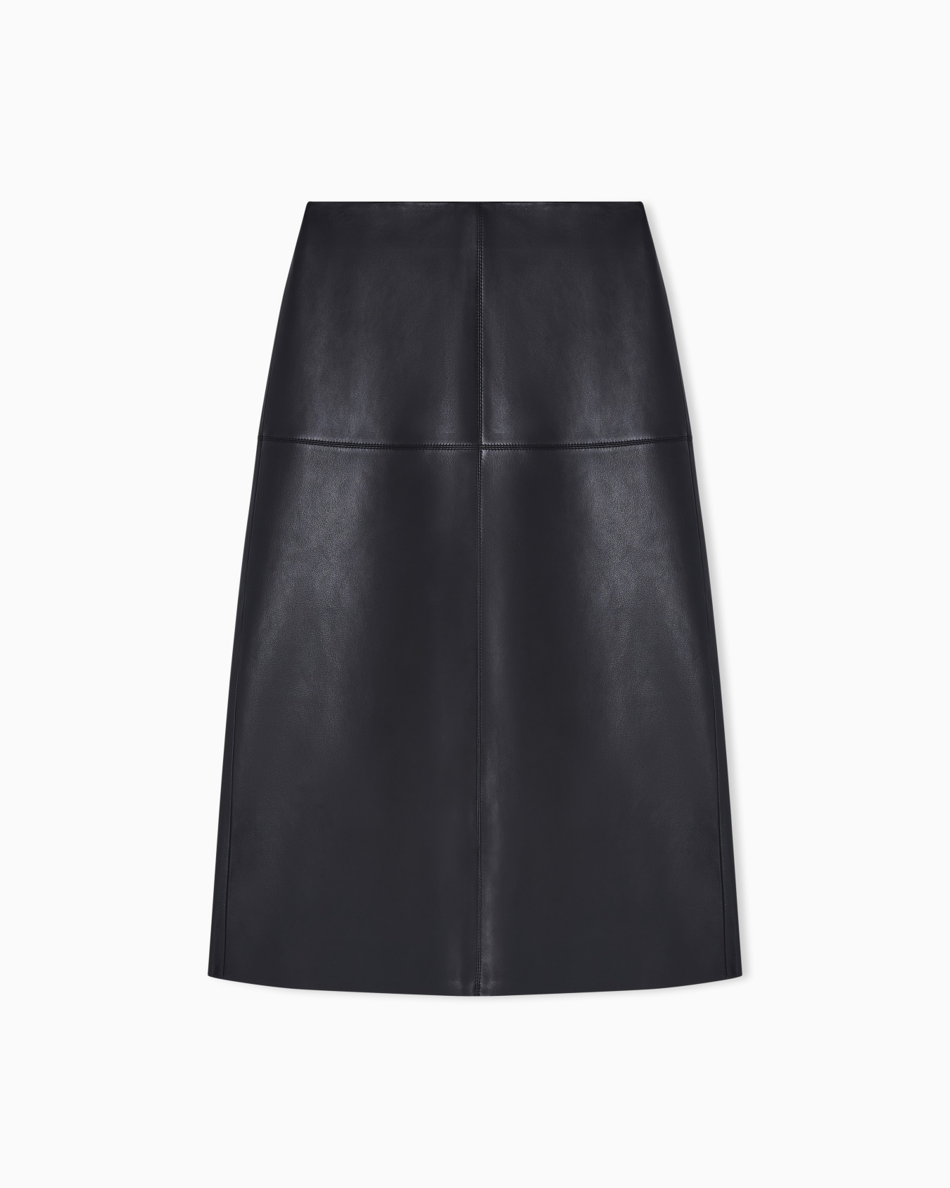 Lambskin midi skirt Diapositiva 0