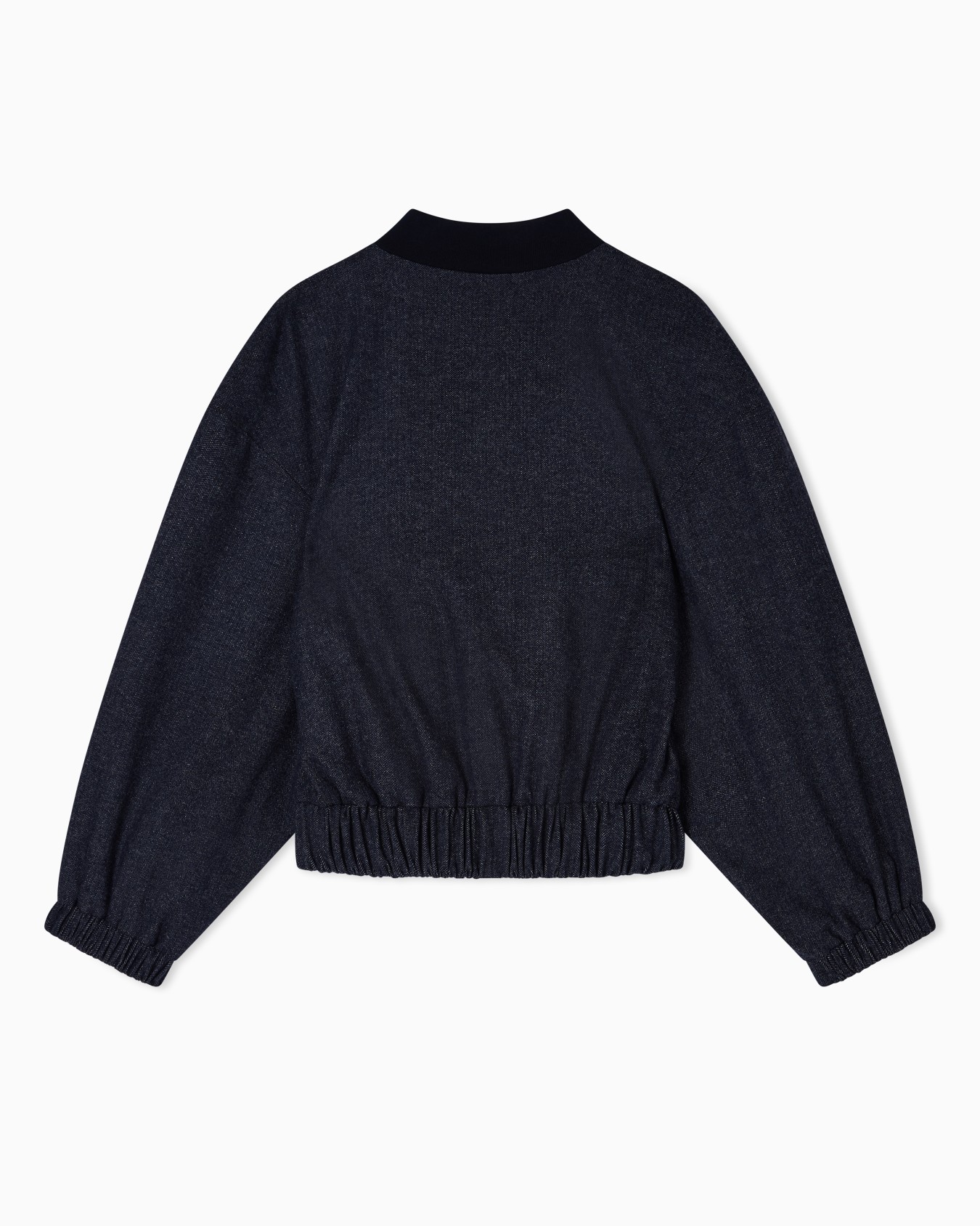 Bomber de mezcla de lana con efecto denim Icon Diapositiva 3