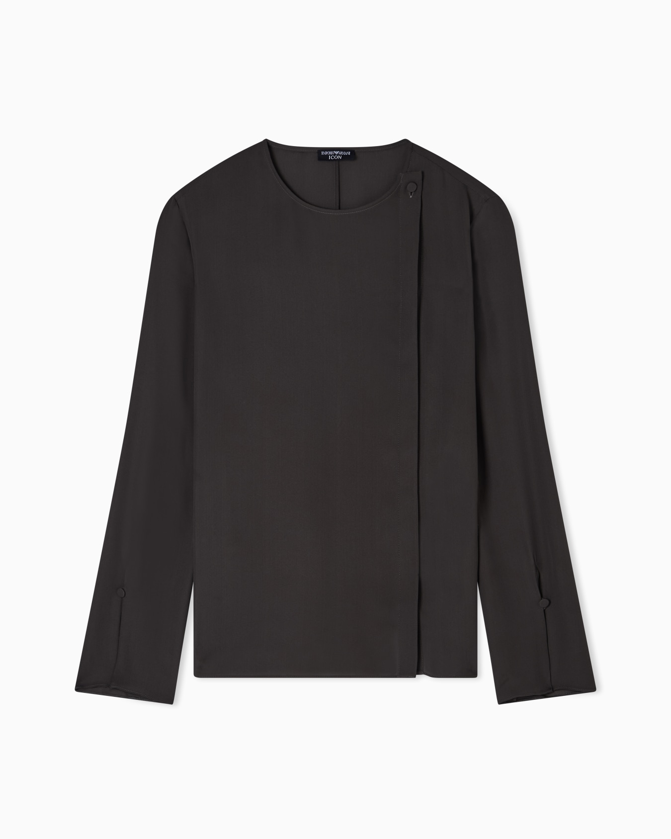 Icon double silk georgette blouse Slide 0