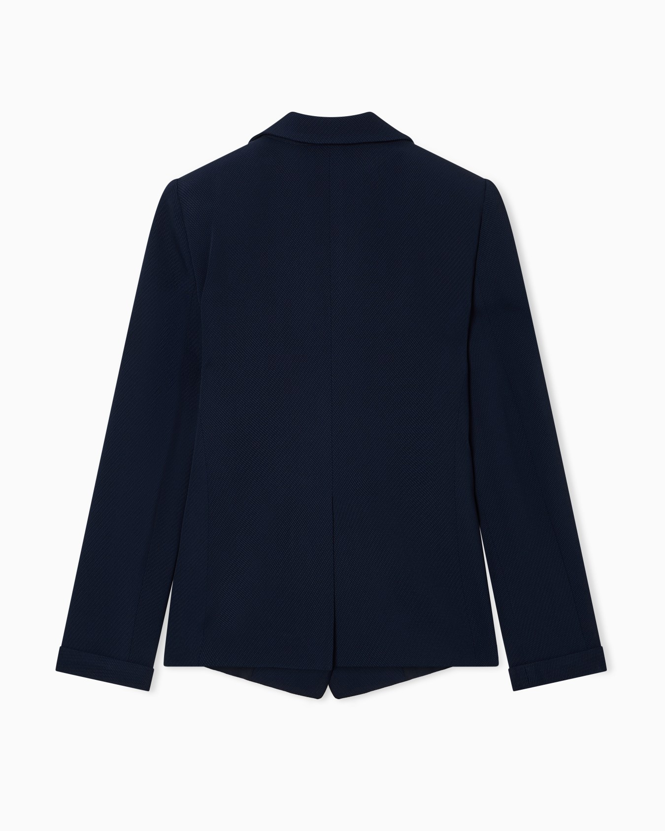 Single-breasted jacket in Icon textured fluid fabric Diapositiva 3