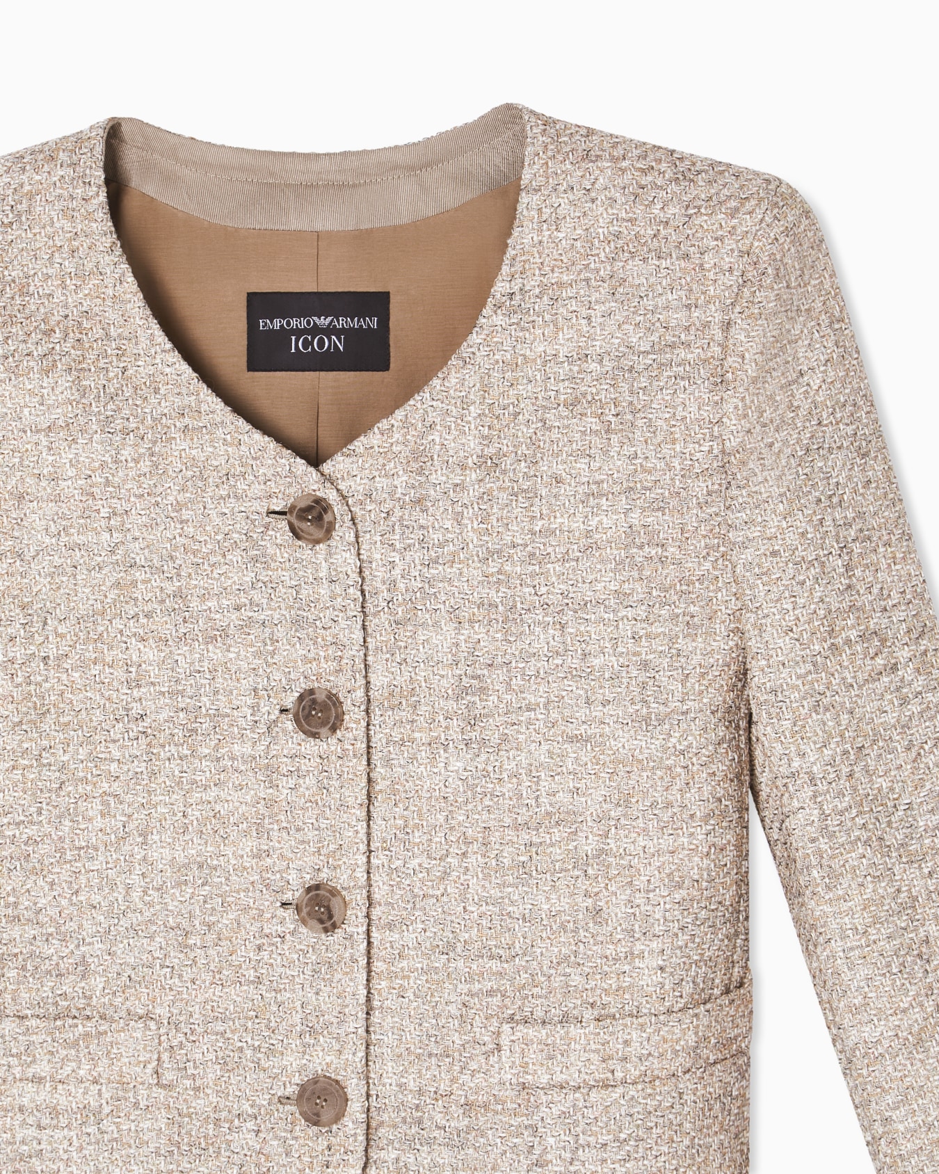 Icon melange tweed jacket Slide 4