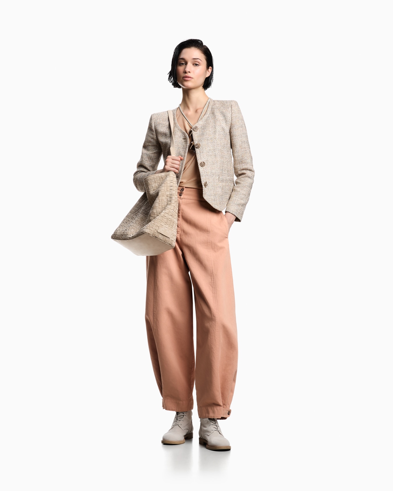 Icon melange tweed jacket Slide 2