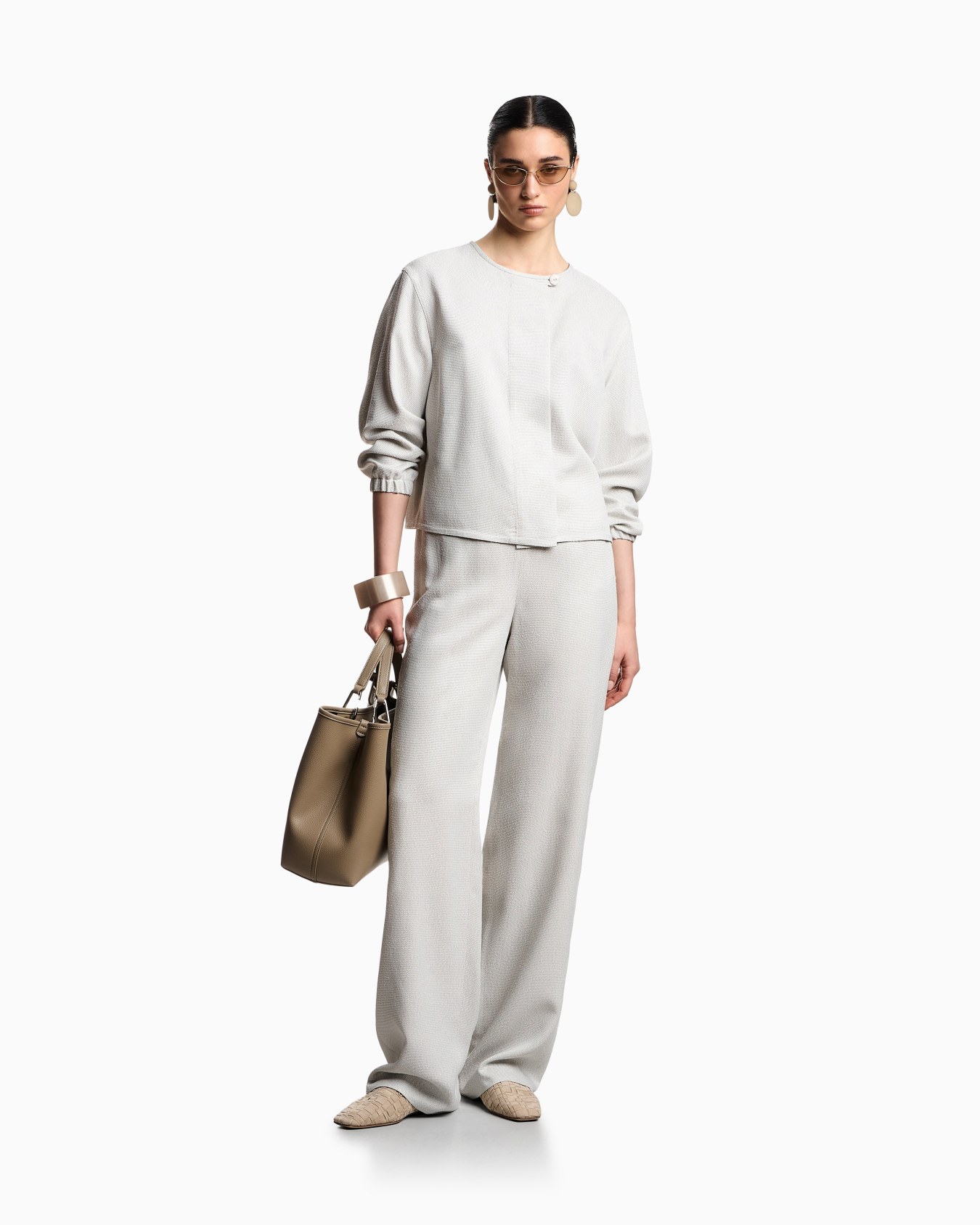 Chaqueta de viscosa texturizada Icon Diapositiva 1