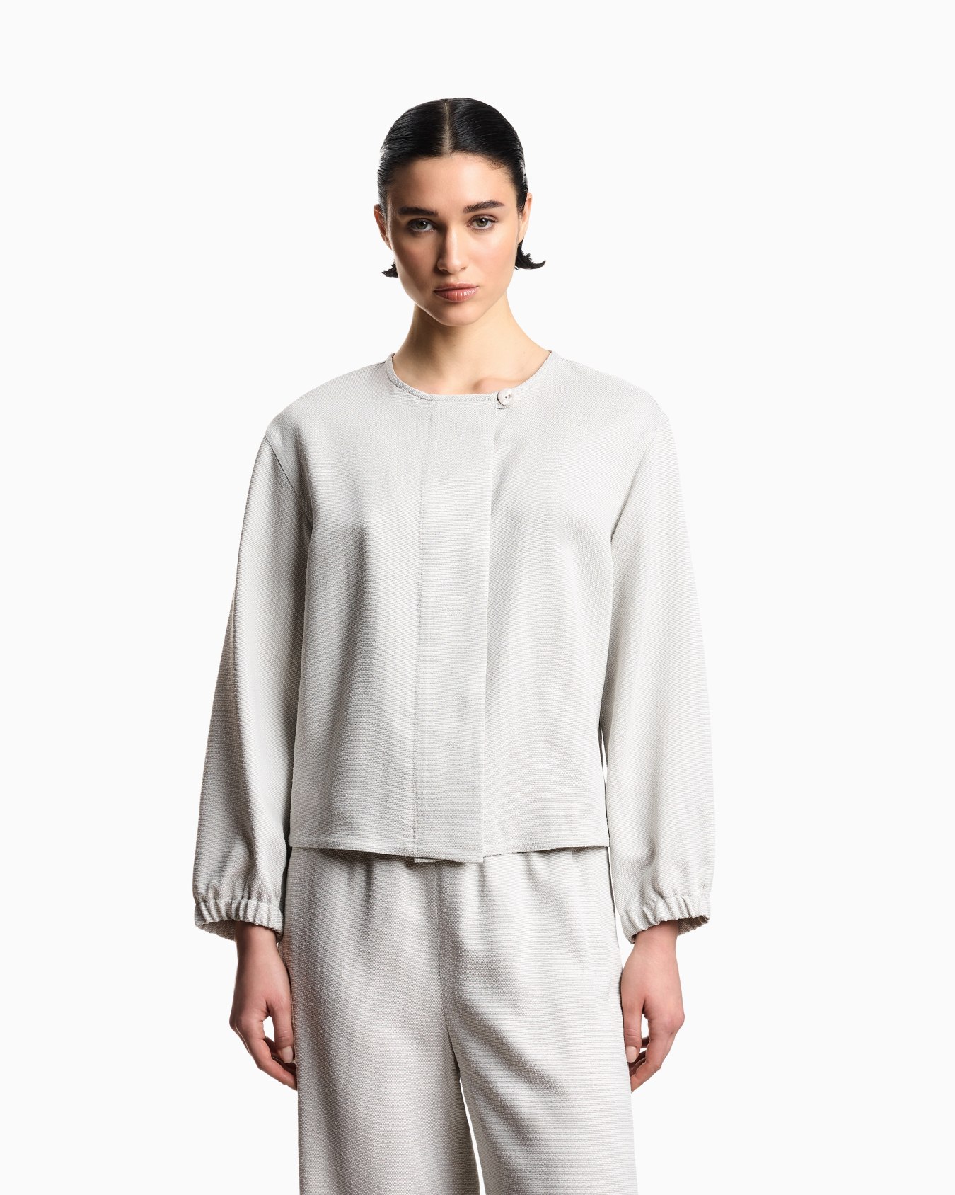 Chaqueta de viscosa texturizada Icon Diapositiva 3