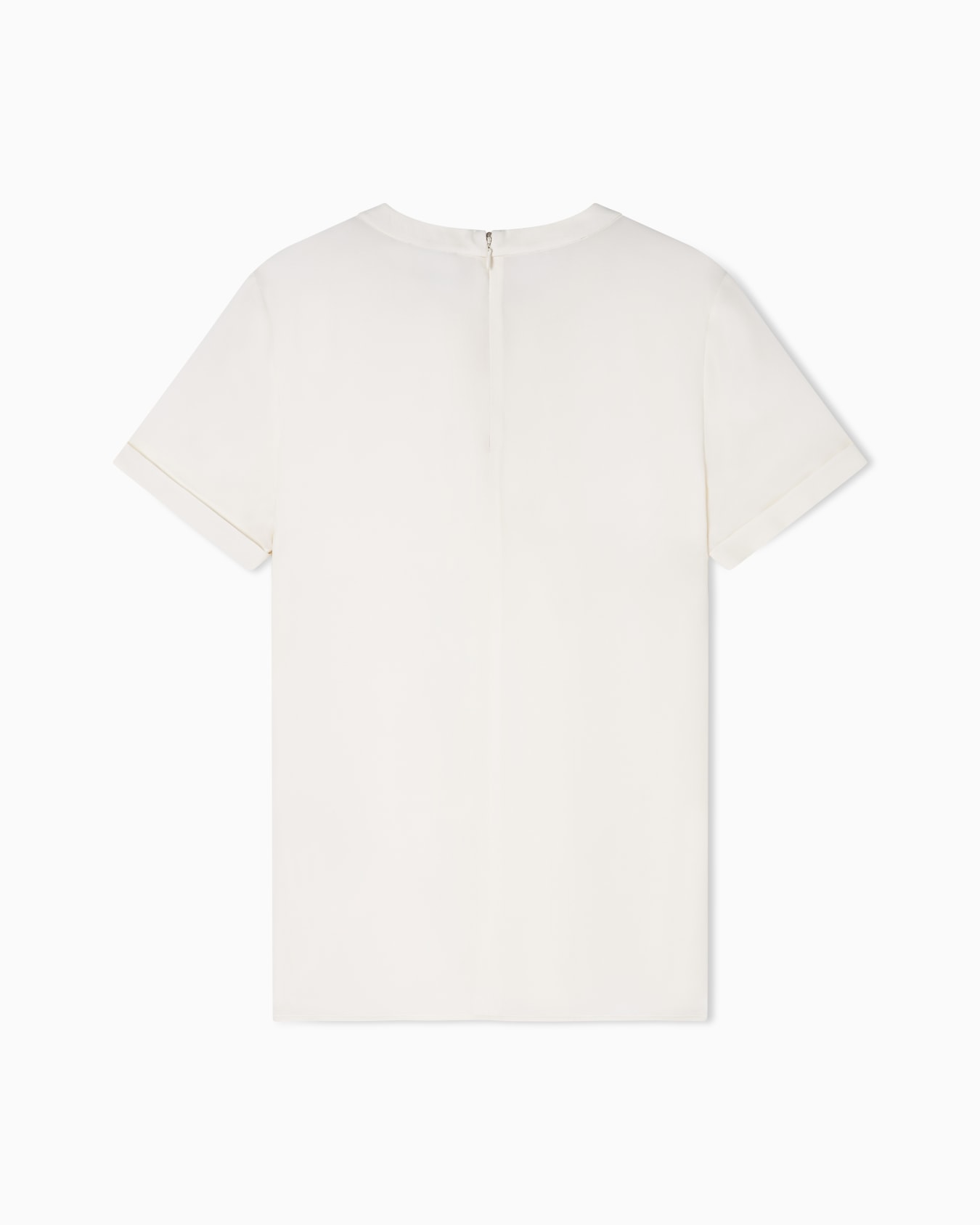 Icon double silk georgette pleated blouse Slide 3