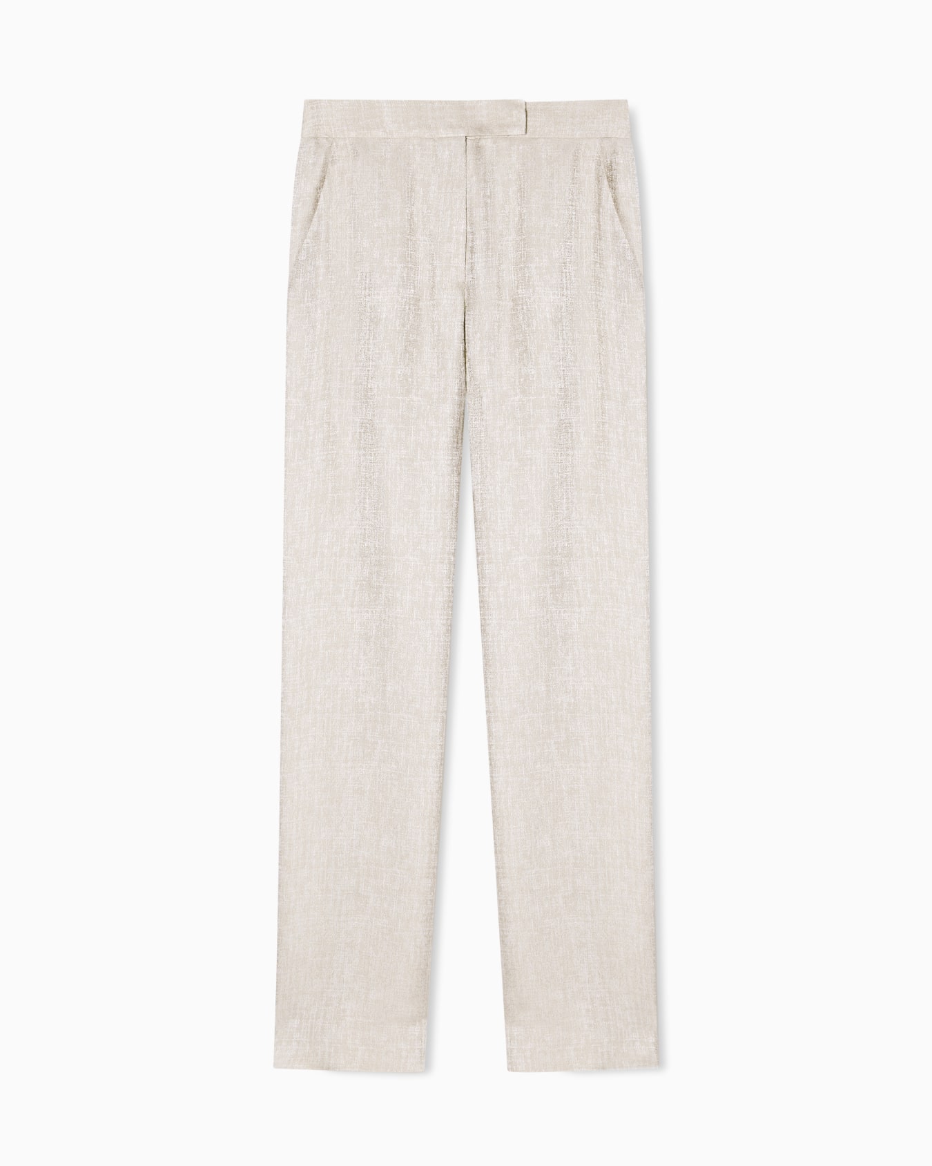 Trousers in Icon woven jacquard fabric Slide 0