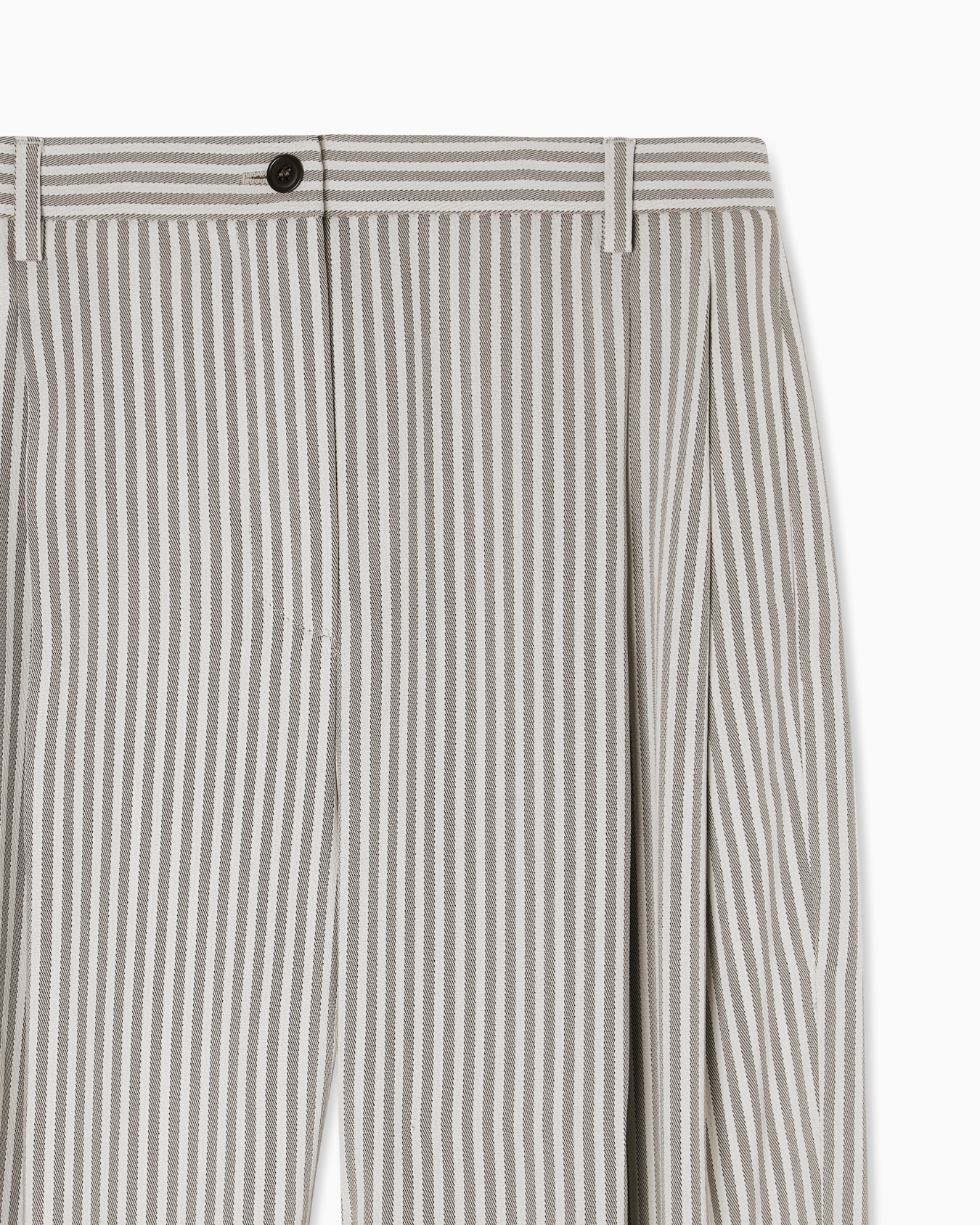 Icon striped fluid crêpe darted trousers Slide 4