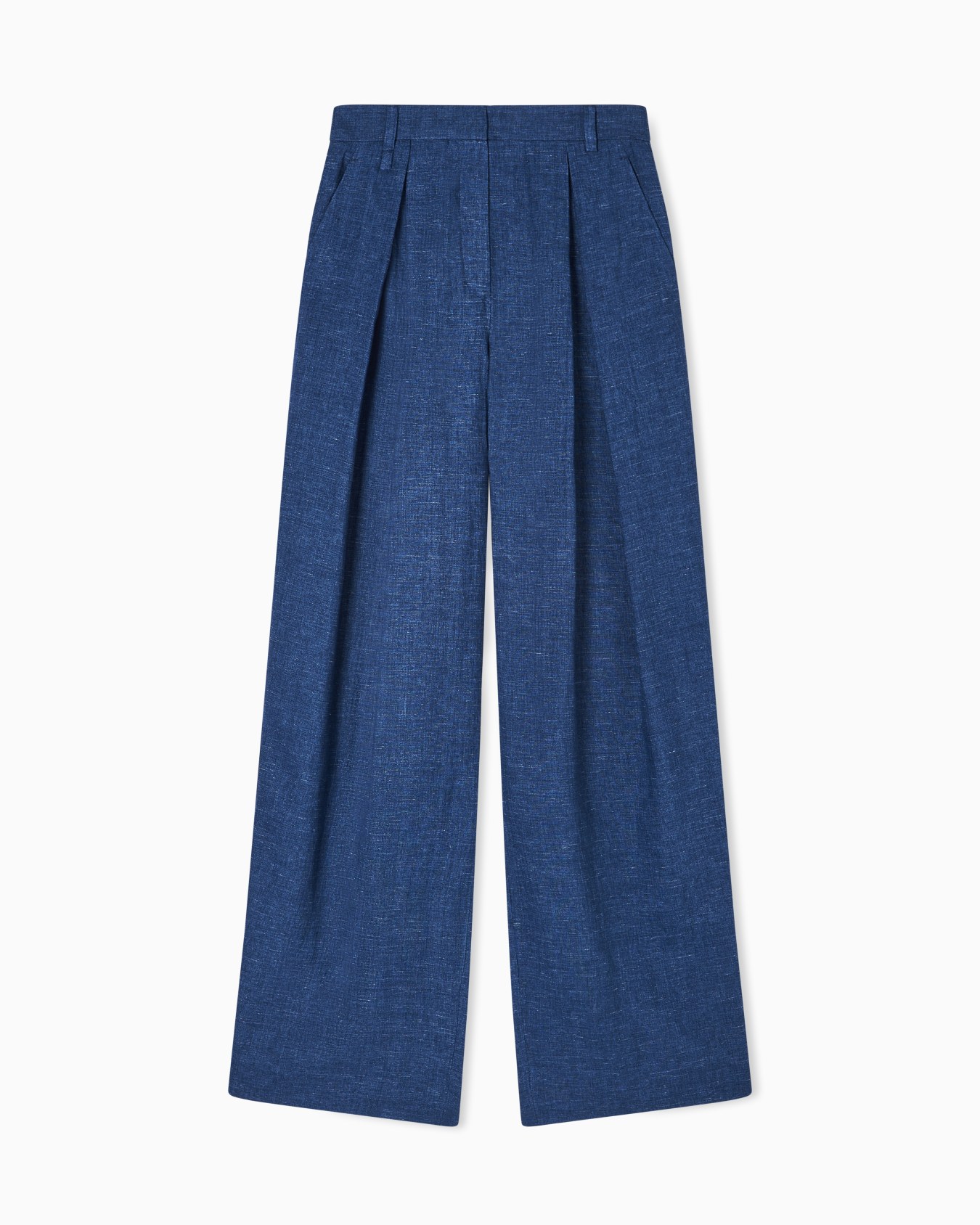 Icon linen chambray god pleated trousers Slide 0