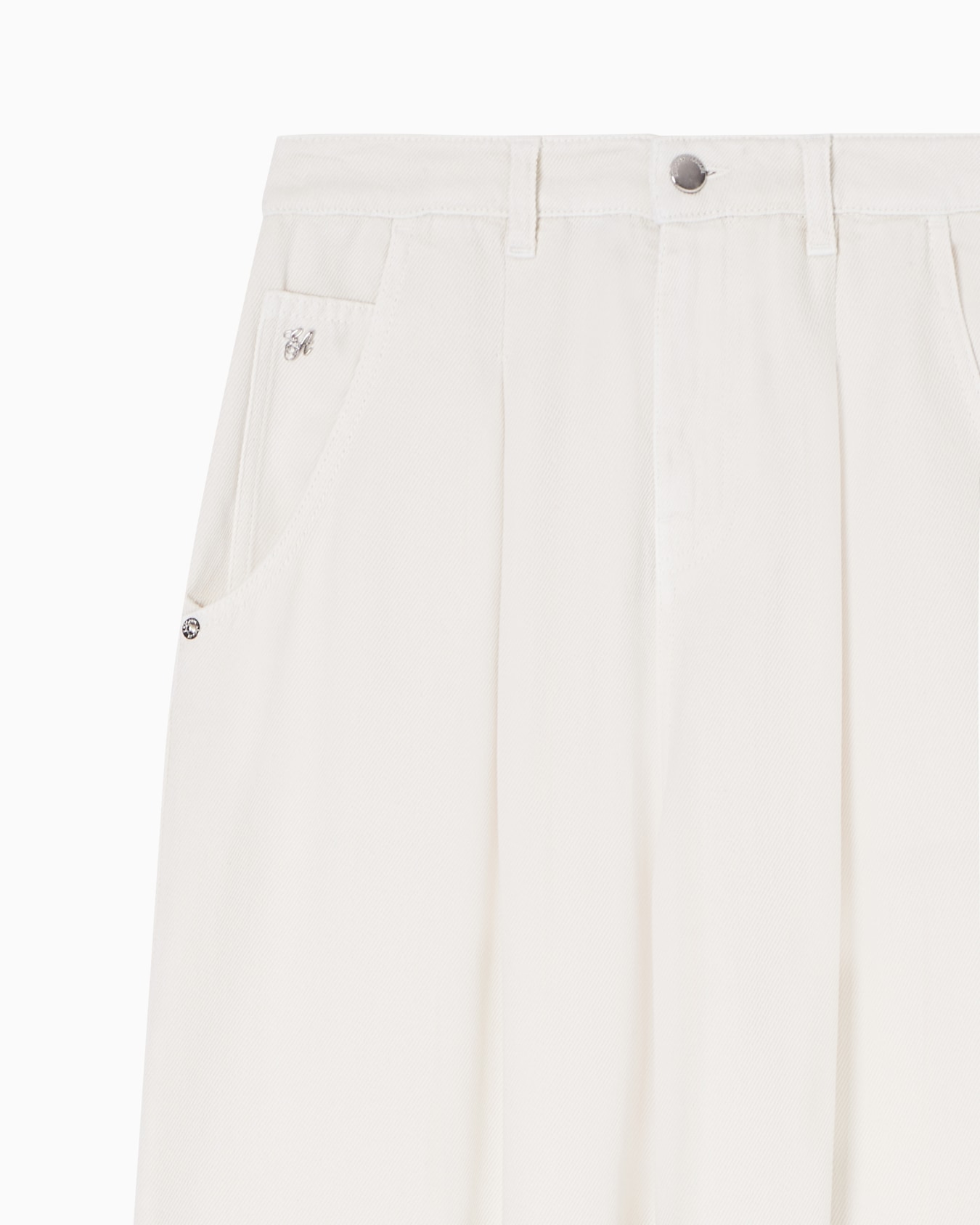 J8H relaxed fit trousers in garment-dyed lyocell Slide 4