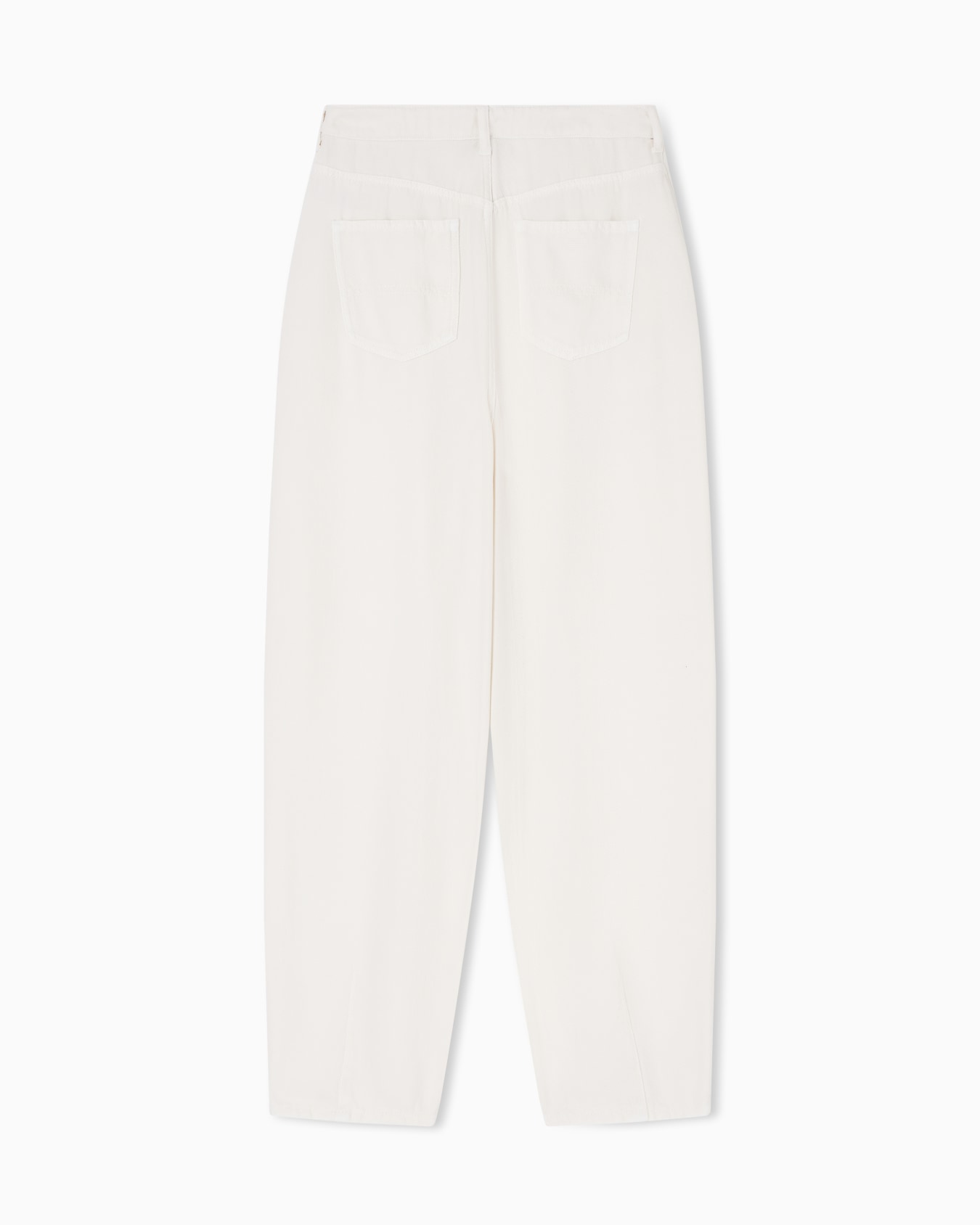 J8H relaxed fit trousers in garment-dyed lyocell Slide 2