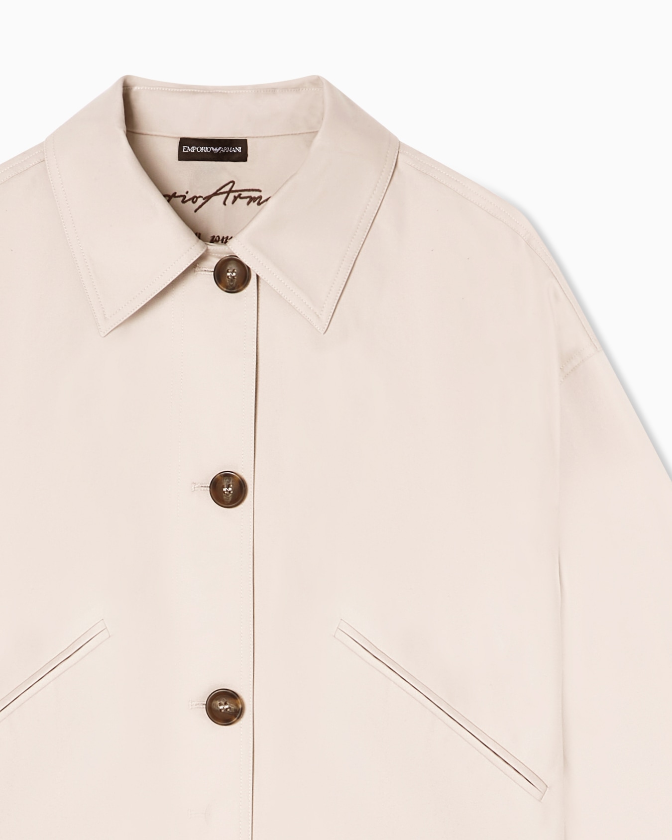 Blouson in pima cotton gabardine Diapositiva 4