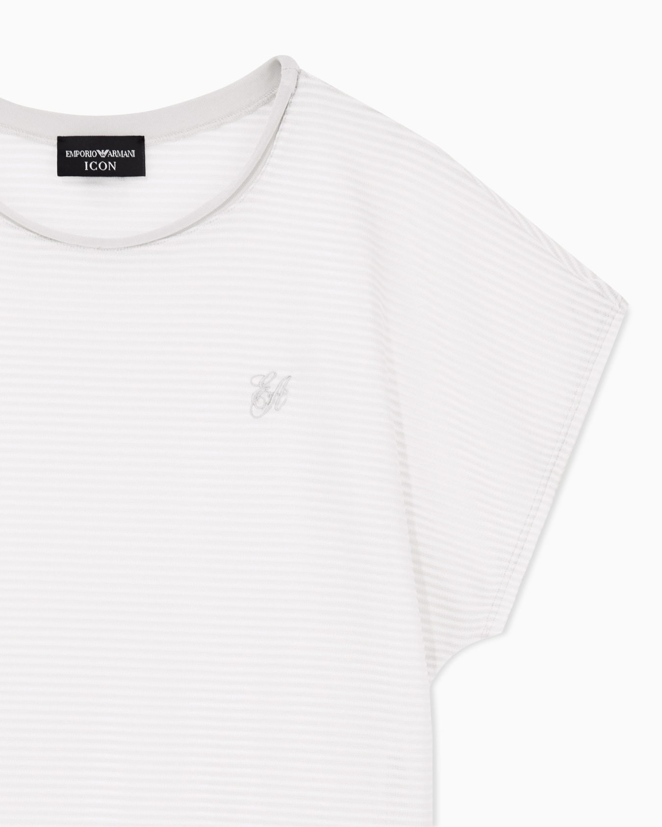 Icon lightweight, striped jersey jumper Slide 4