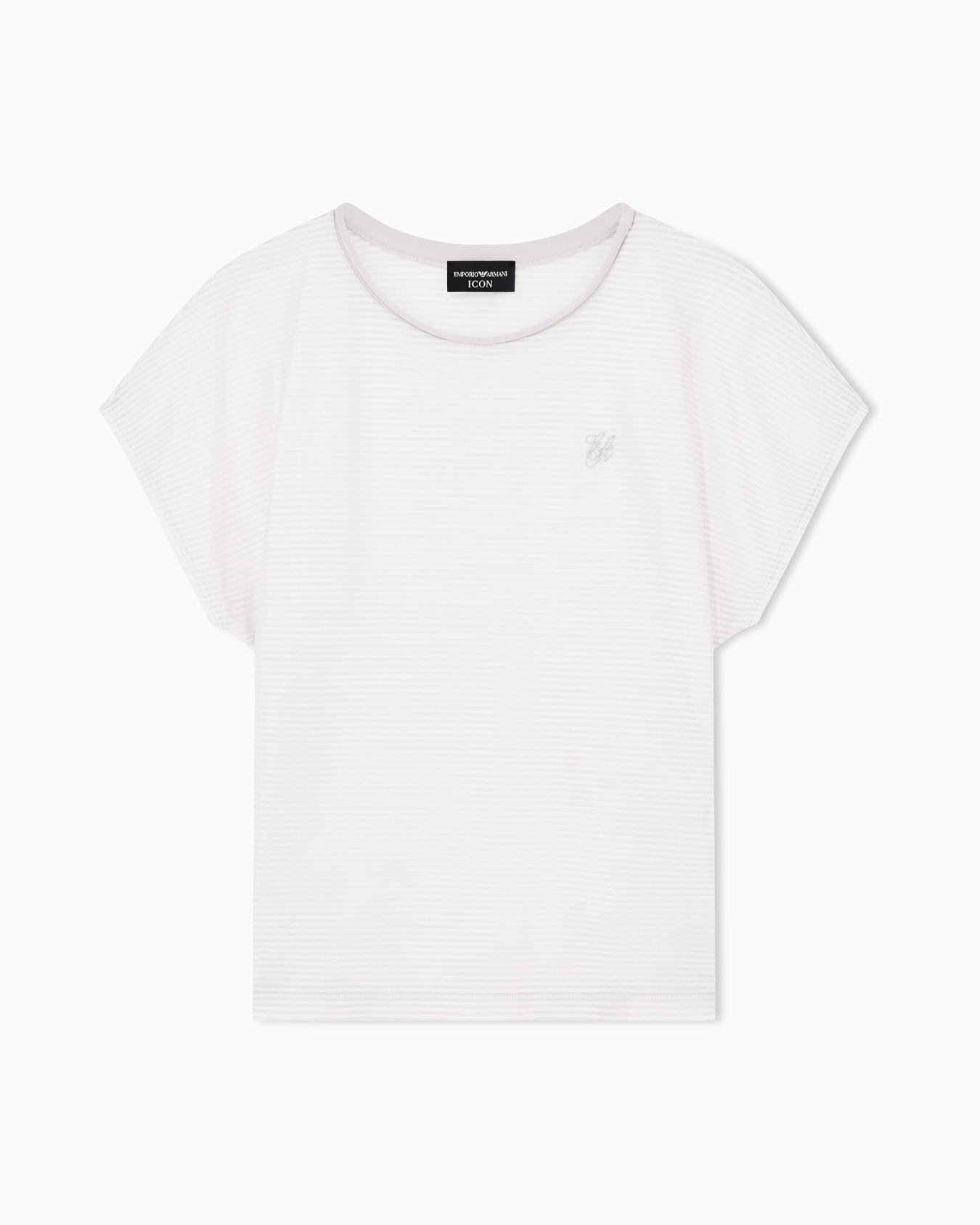 Icon lightweight, striped jersey jumper Slide 0