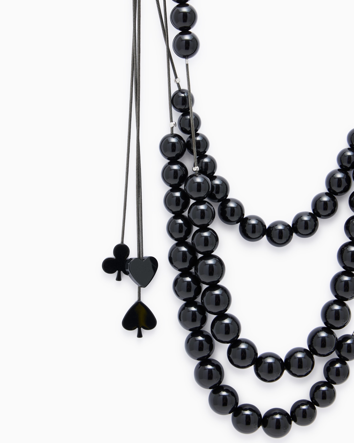 Jeu de Cartes multistrand necklace Slide 1